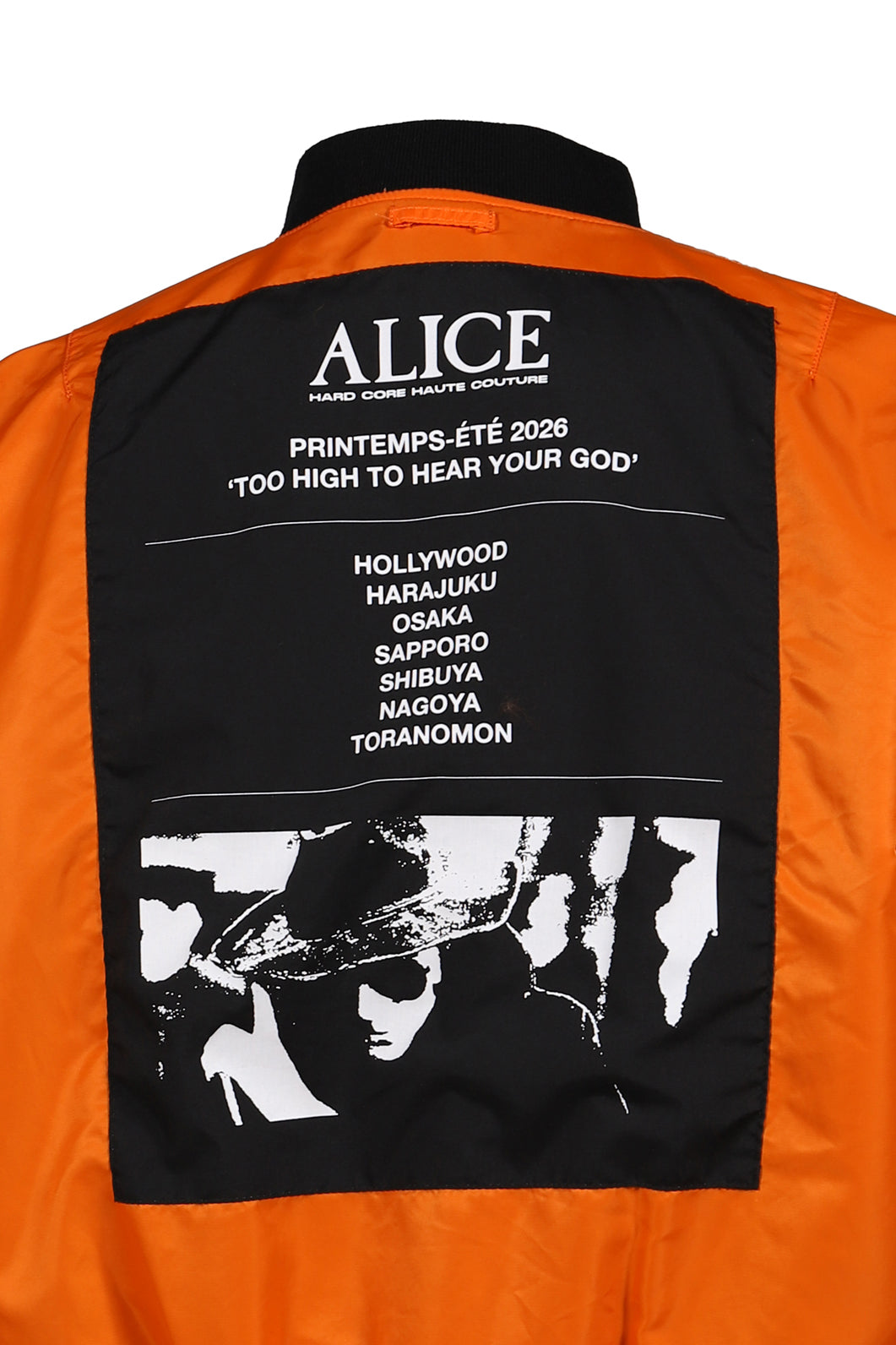 ALICE HOLLYWOOD アリス・ハリウッド 【本物保証】アウター、に ストリート系 メンズ  x FMCD MOTO COUTURE MA-1 BOMBER JACKET (EXCLUCIVE) / BLK