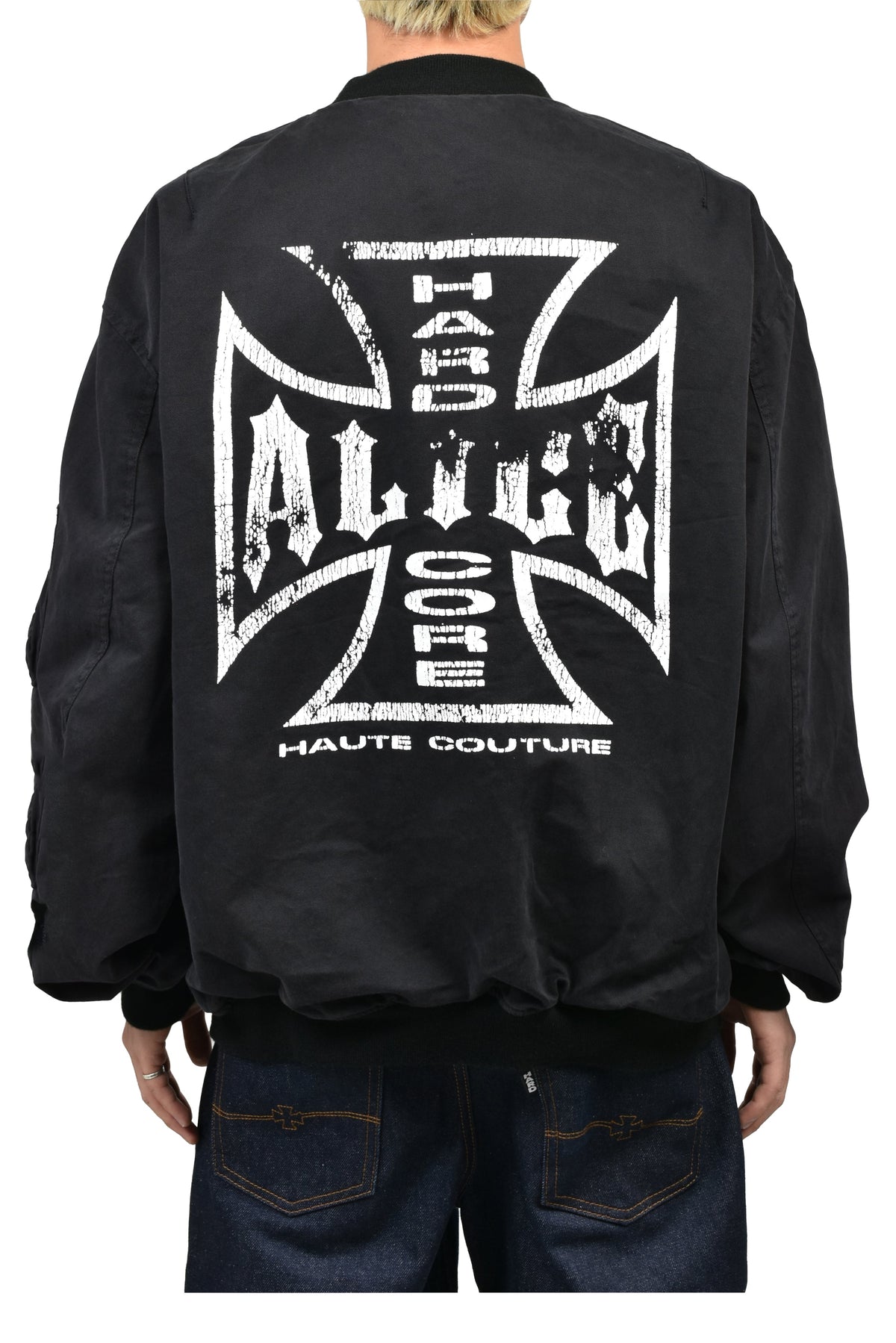 ALICE HOLLYWOOD アリス・ハリウッド 【本物保証】アウター、に ストリート系 メンズ  x FMCD MOTO COUTURE MA-1 BOMBER JACKET (EXCLUCIVE) / BLK