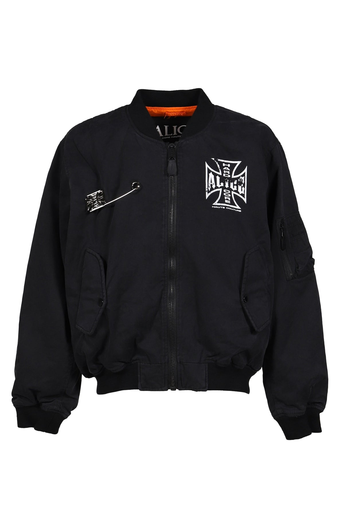 ALICE HOLLYWOOD アリス・ハリウッド 【本物保証】アウター、に ストリート系 メンズ  x FMCD MOTO COUTURE MA-1 BOMBER JACKET (EXCLUCIVE) / BLK