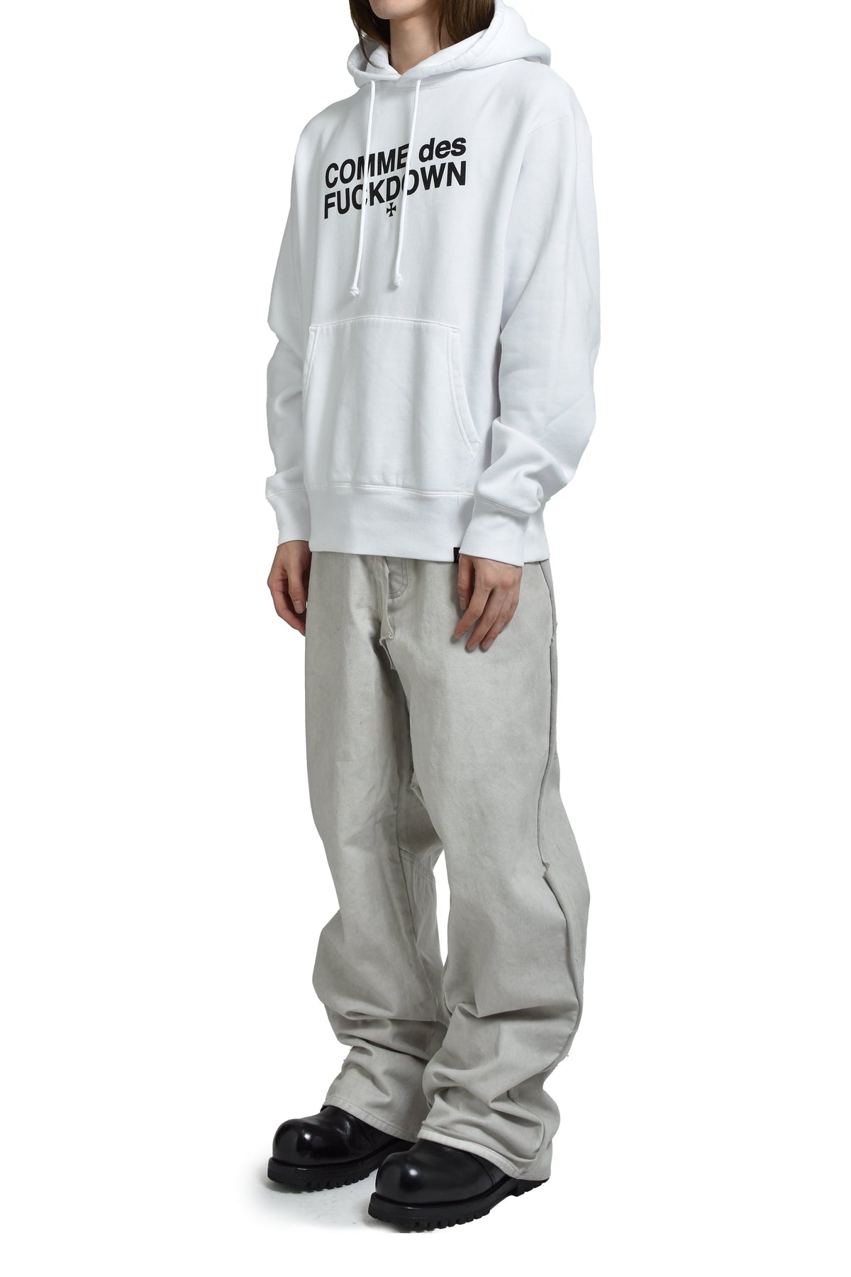ALICE HOLLYWOOD × SSUR アリス・ハリウッド 【本物保証】 パーカー ストリート系 メンズ ALICE X SSUR COMME HOODIE / WHT