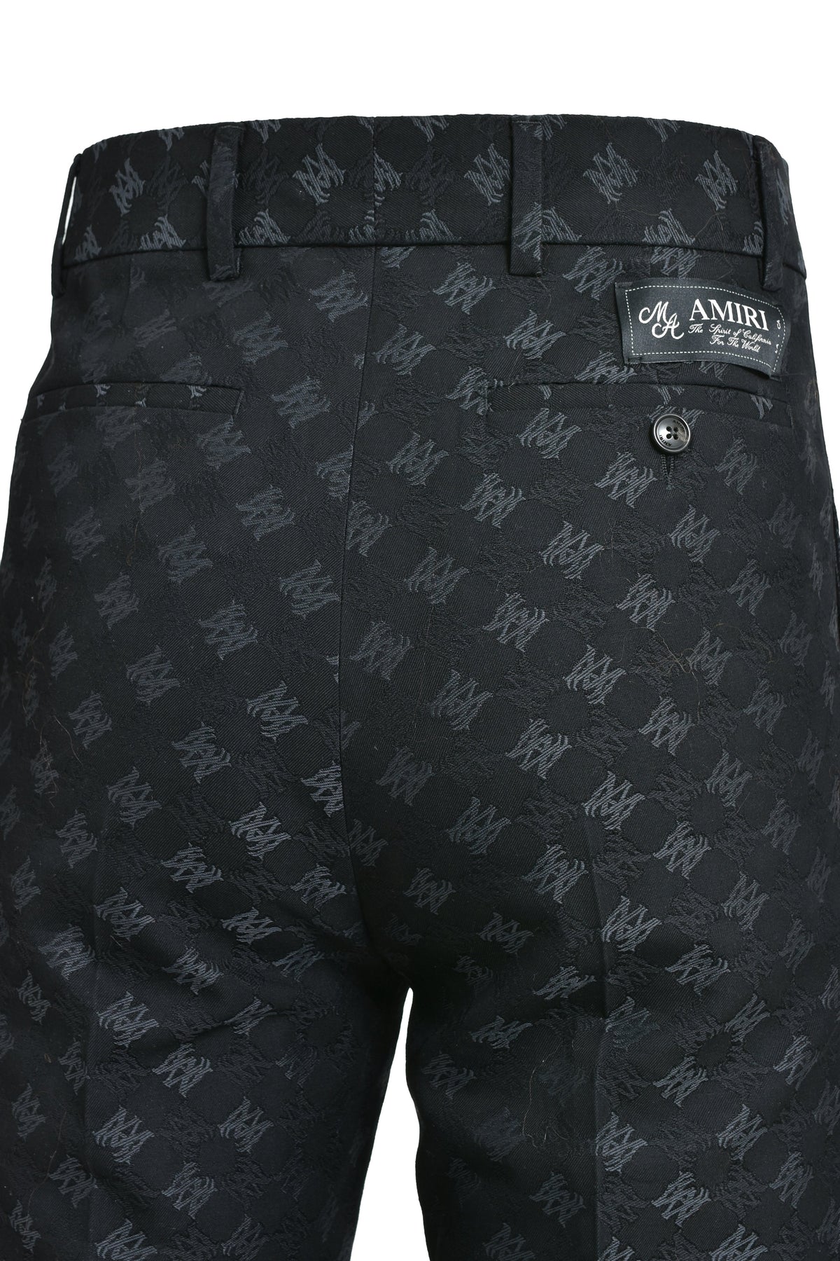 AMIRI アミリ 【本物保証】 パンツ ストリート系 メンズ MA QUAD JACQUARD CREASED FLARE / BLK