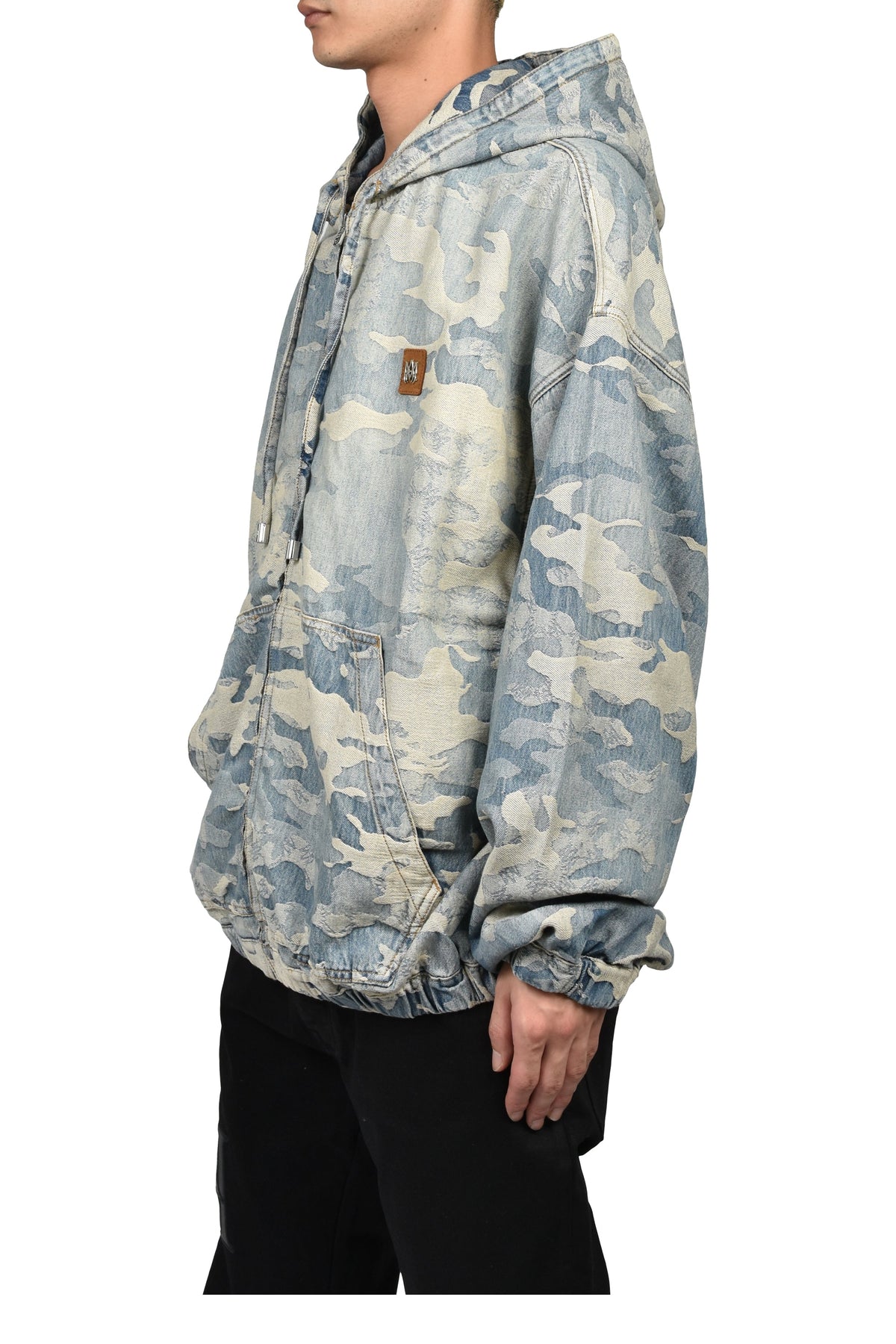 AMIRI アミリ 【本物保証】 パーカー ストリート系 メンズ CAMO JACQ DNM ZIP HOODIE JKT / CAMO IND