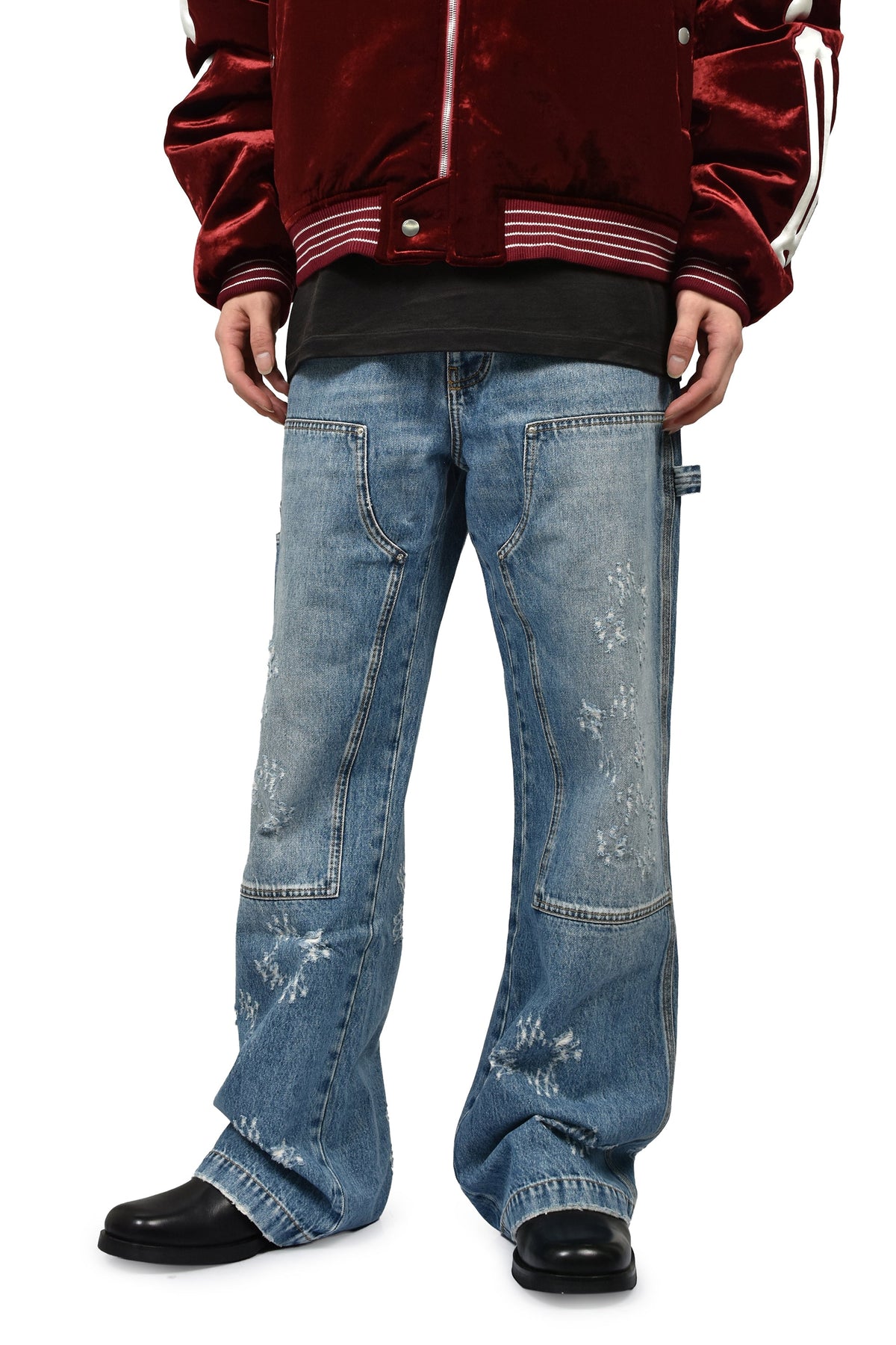 AMIRI アミリ 【本物保証】 デニムパンツ ストリート系 メンズ MA QUAD CARPENTER JEAN / NIGHTFALL