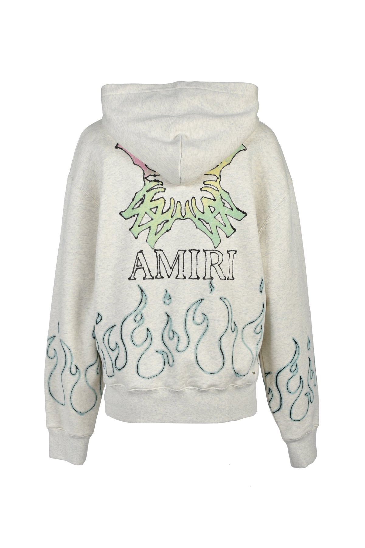 AMIRI アミリ 【本物保証】 パーカー ストリート系 メンズ MA QUAD FLAMES OS HOODIE / IVO