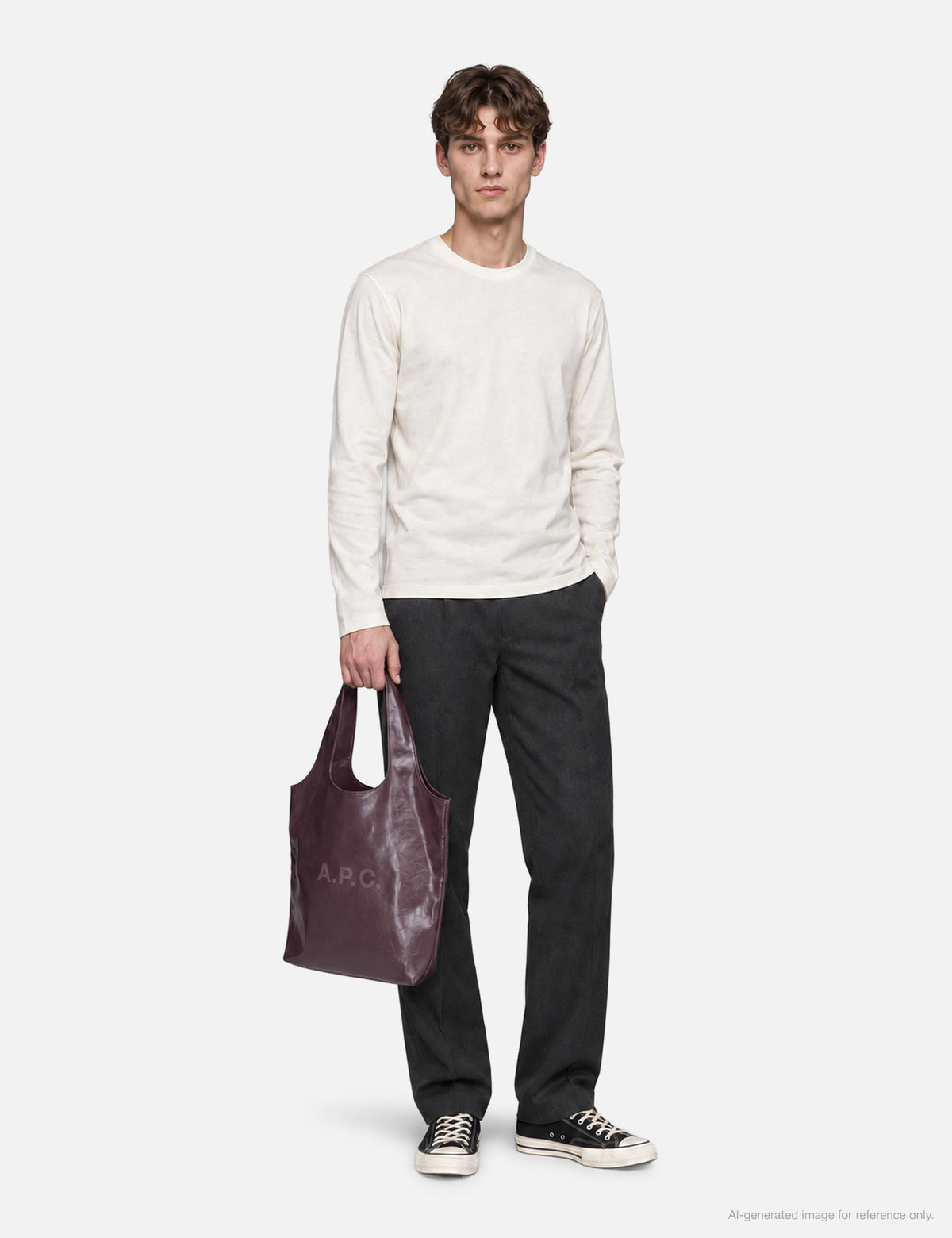 Apc アーペーセー 【本物保証】 トートバッグ ストリート系 ユニセックス Ninon Small Tote Bag