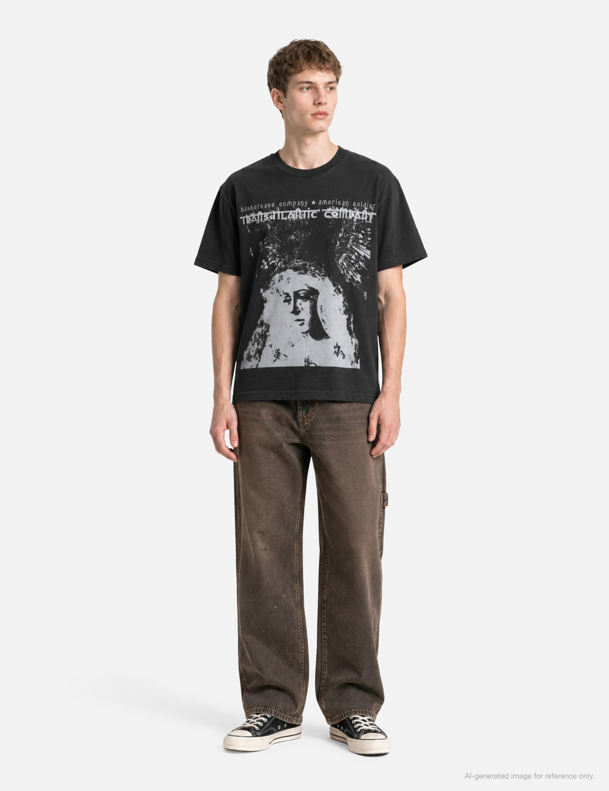 Basketcase バスケットケース 【本物保証】 Tシャツ ストリート系 ユニセックス Ave Maria Tee