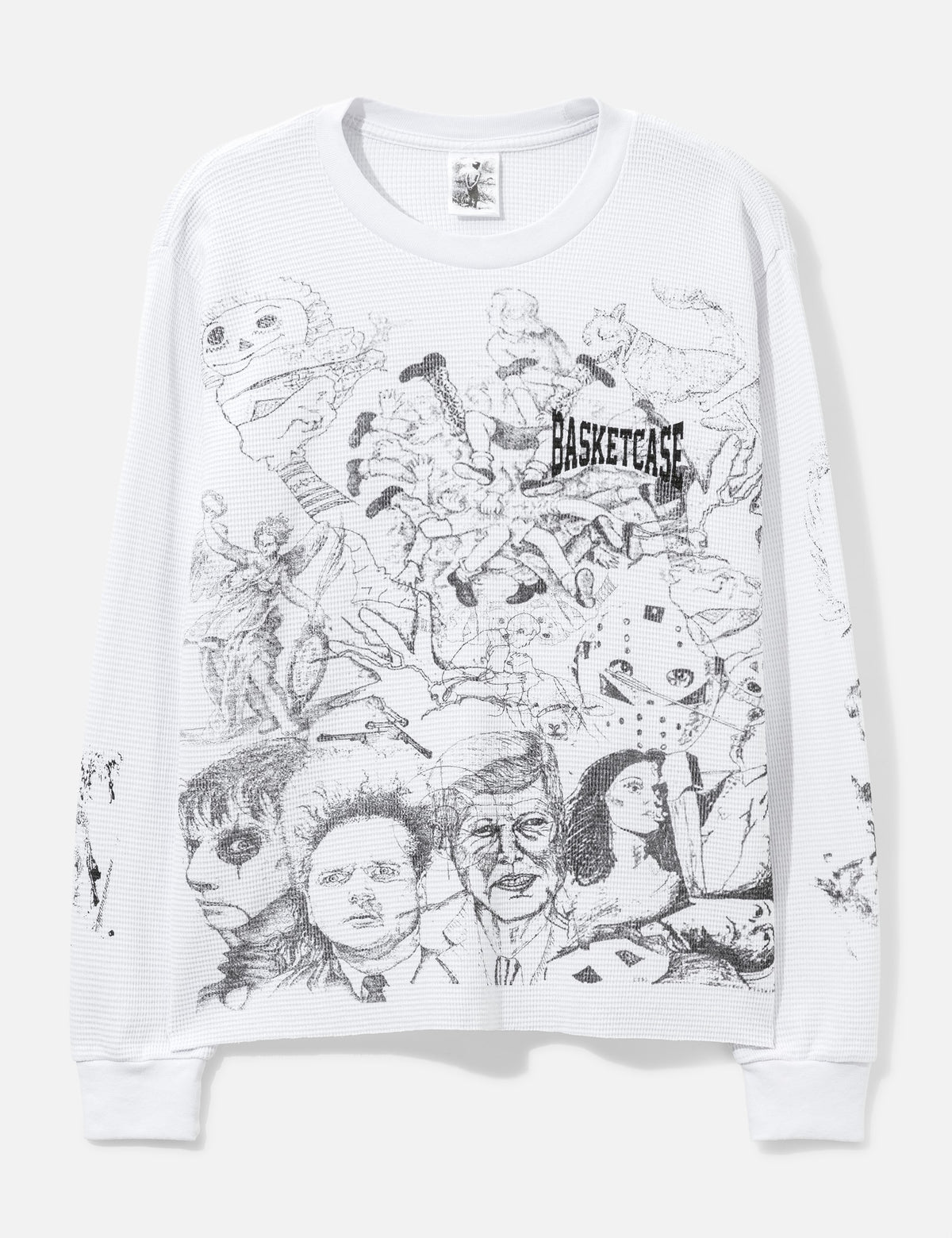 Basketcase バスケットケース 【本物保証】 Tシャツ ストリート系 ユニセックス SCRIBBLE THERMAL