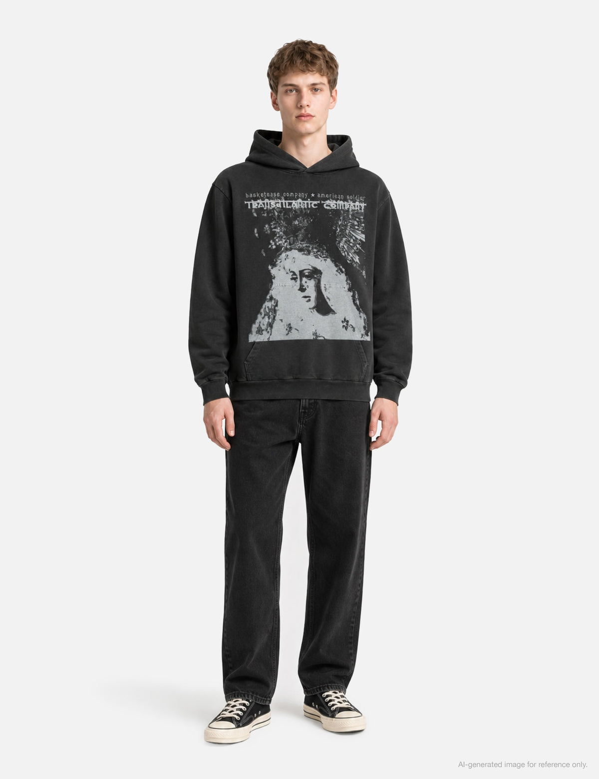Basketcase バスケットケース 【本物保証】 パーカー ストリート系 ユニセックス Ave Maria Hoodie