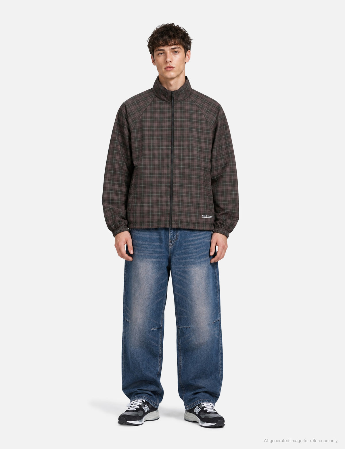 Butter Goods バターグッズ 【本物保証】 ジャケット ストリート系 メンズ Plaid Nylon Jacket