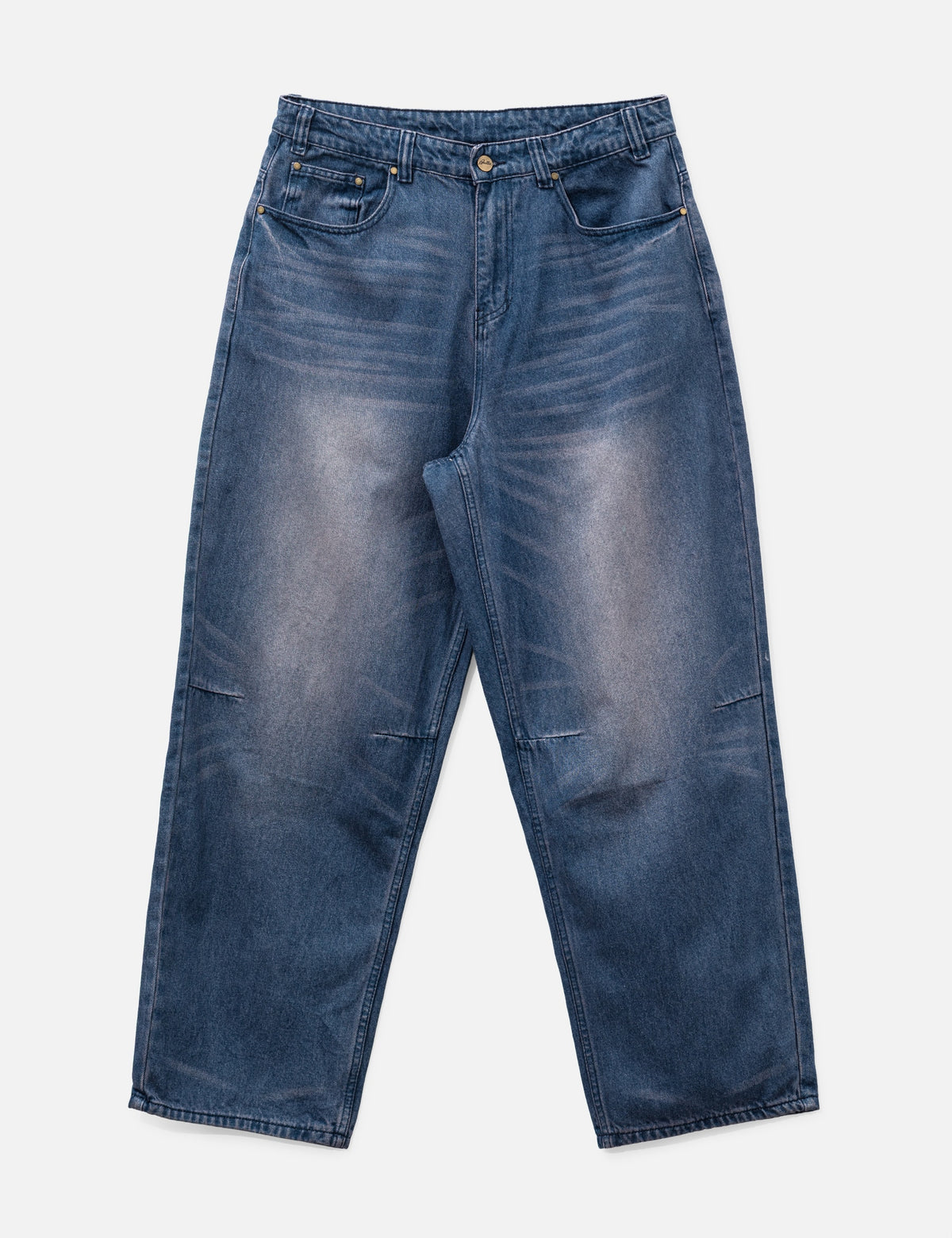 Butter Goods バターグッズ 【本物保証】 デニムパンツ ストリート系 メンズ Burn Wide Cut Denim Jeans