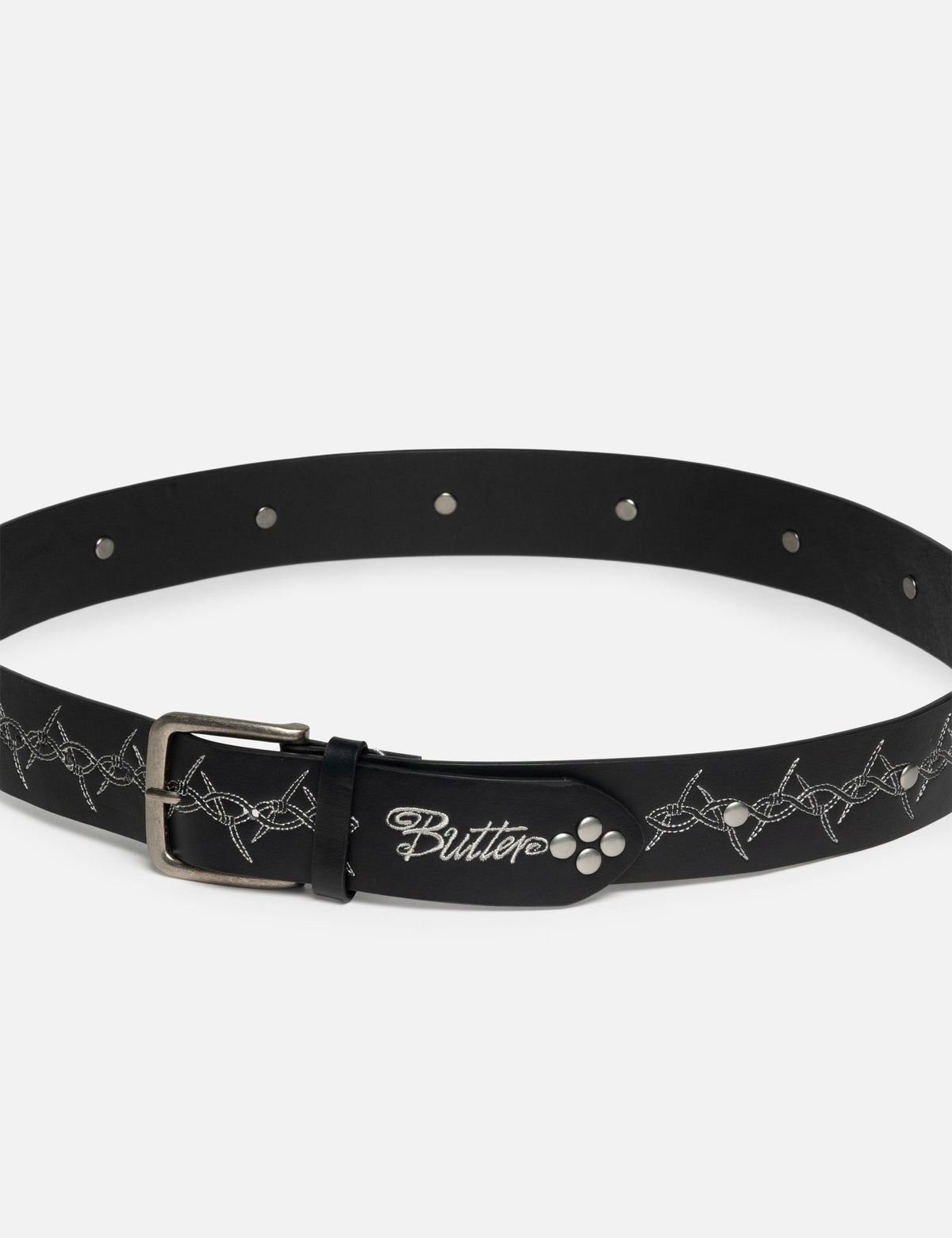 Butter Goods バターグッズ 【本物保証】 ベルト ストリート系 メンズ Barbed Wire Studded Belt