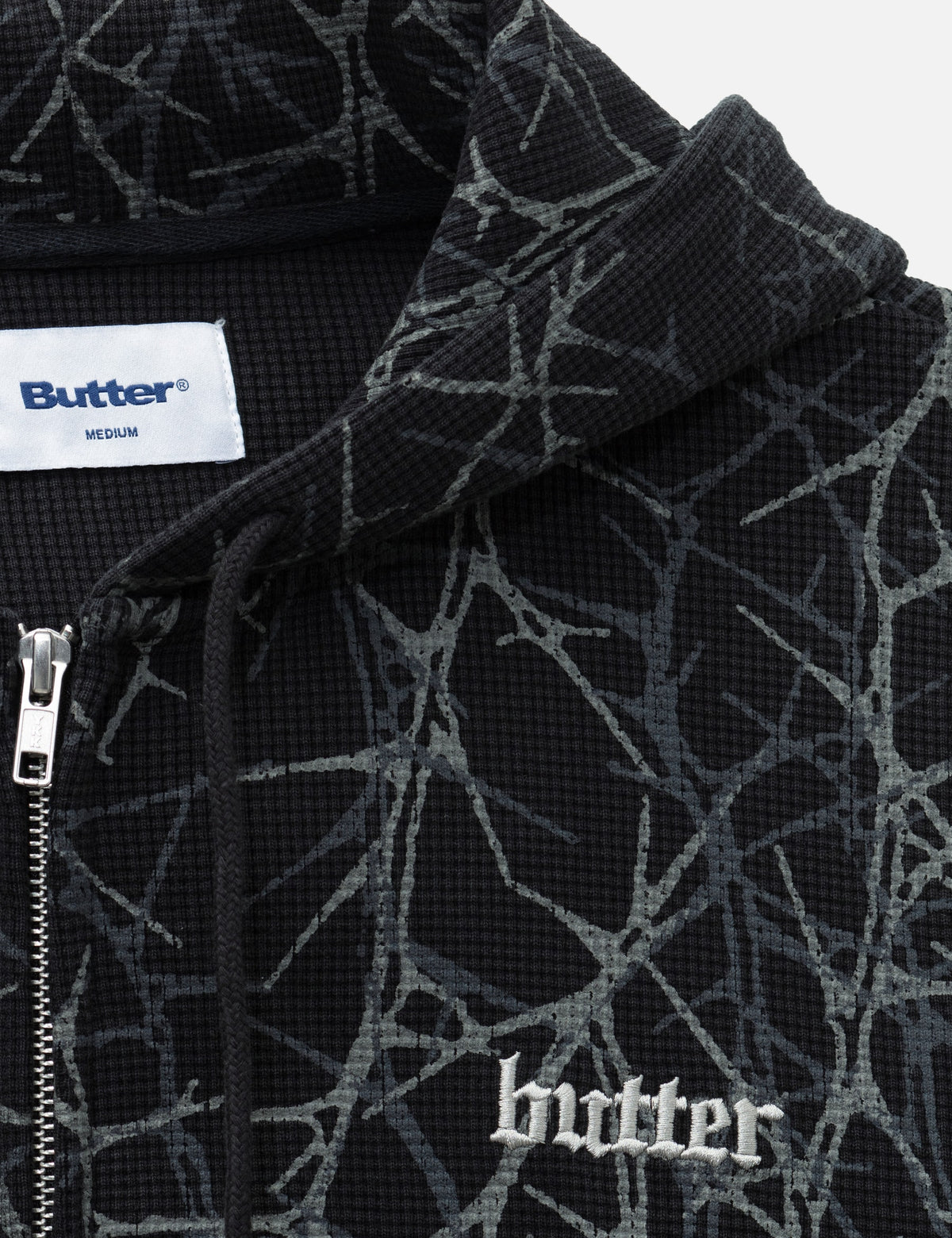 Butter Goods バターグッズ 【本物保証】 パーカー・スウェット ストリート系 メンズ Thorn Camo Waffle Zip-Thru Hood