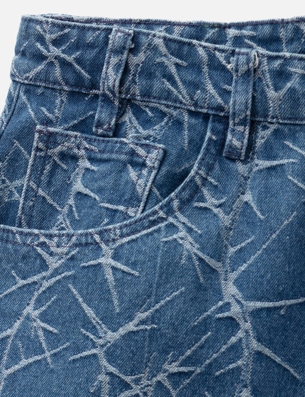 Butter Goods バターグッズ 【本物保証】 デニムパンツ ストリート系 メンズ Thorn Camo Wide Cut Denim Jeans
