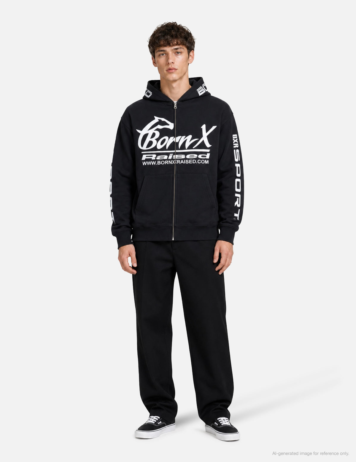 Born X Raised 生まれ x 育てられた 【本物保証】 パーカー ストリート系 メンズ Parlay Zip Up Hoodie