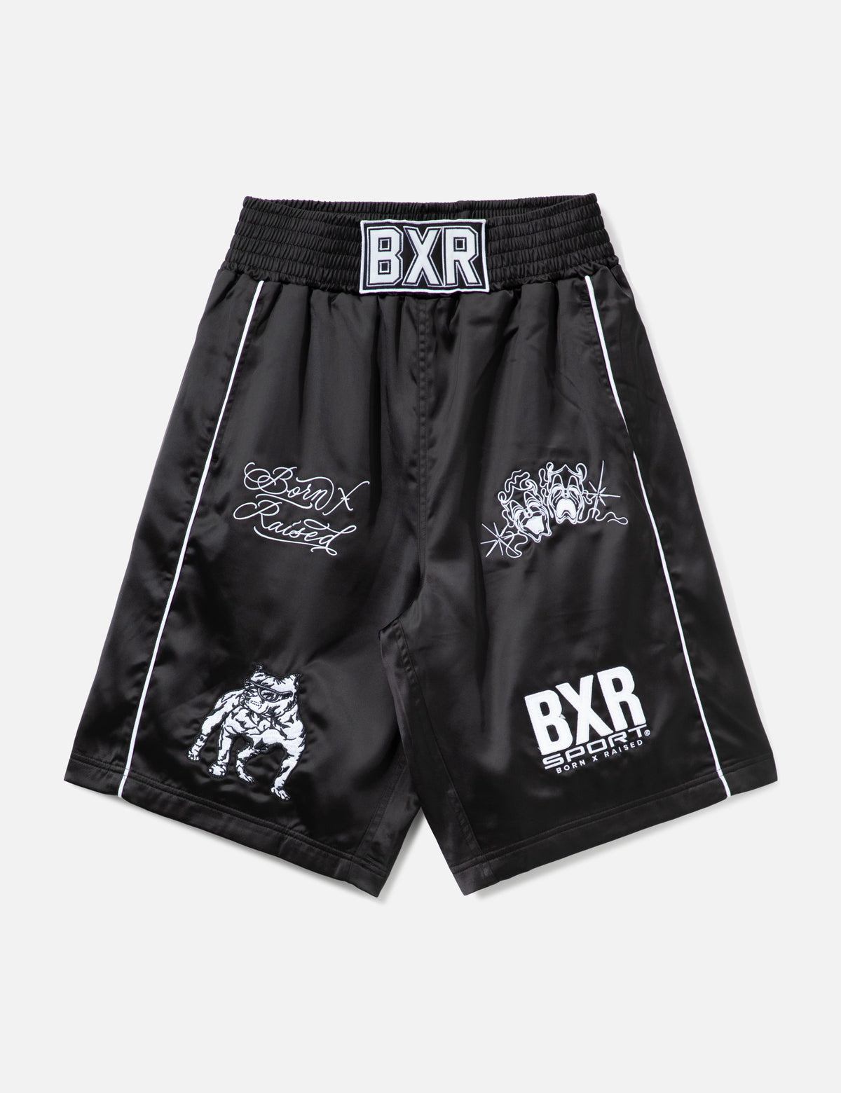 Born X Raised 生まれ x 育てられた 【本物保証】 ショートパンツ ストリート系 メンズ Satin Boxing Trunks