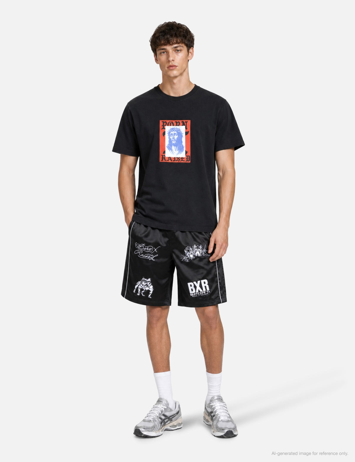 Born X Raised 生まれ x 育てられた 【本物保証】 Tシャツ ストリート系 メンズ Salvation Tee