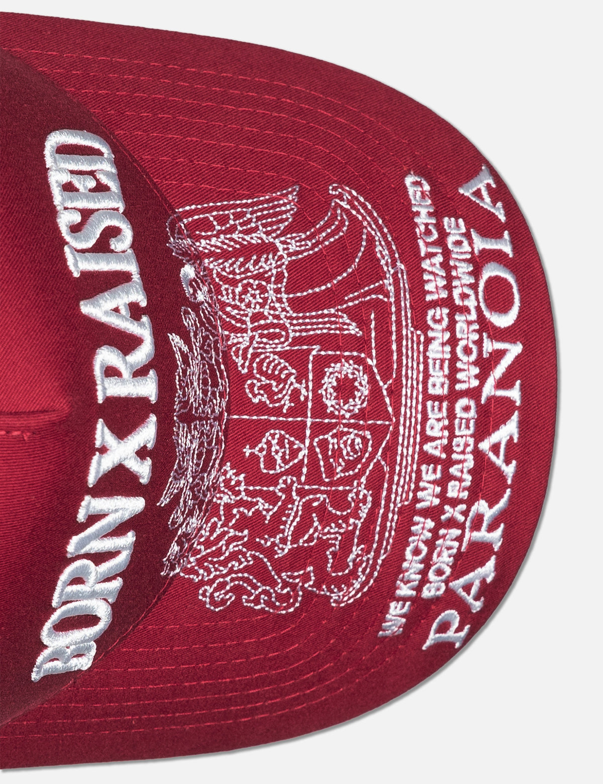 Born X Raised 生まれ x 育てられた 【本物保証】 帽子 ストリート系 メンズ Paranoia Crest Snapback