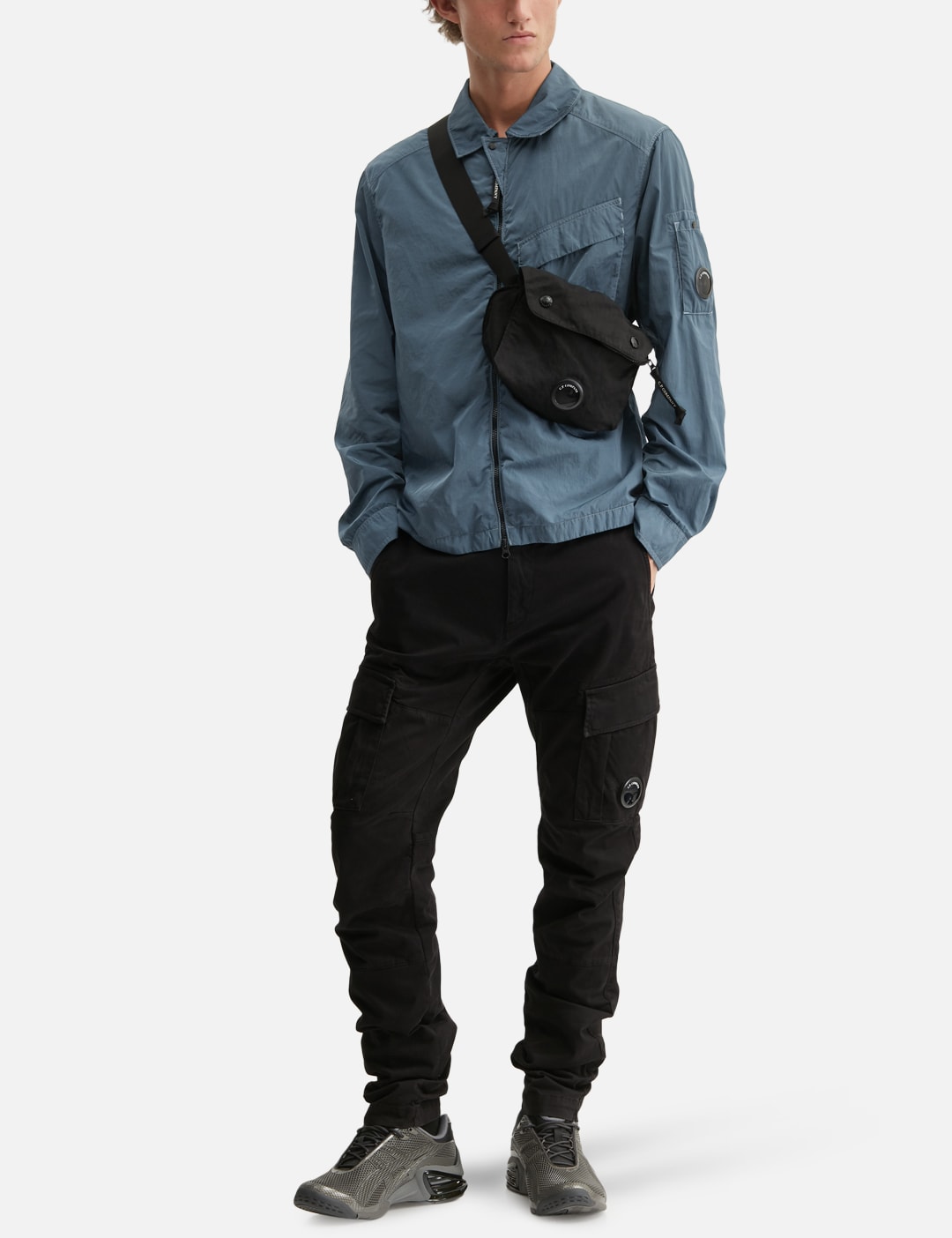 C P Company シーピーカンパニー 【本物保証】 ウエストポーチ ストリート系 メンズ Nylon B Lens Zipped Waist Bag