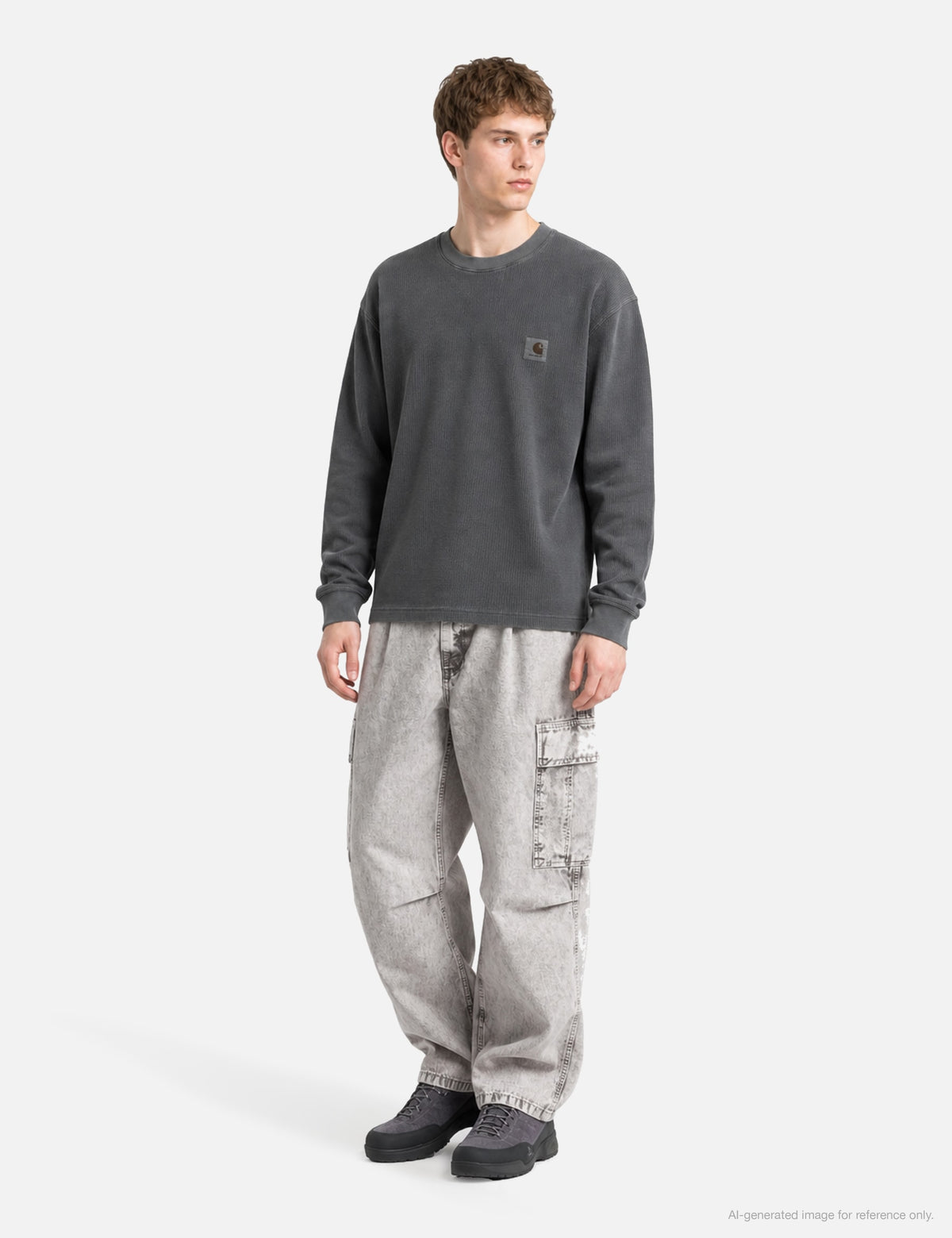 Carhartt Work In Progress カーハートワークインプログレス 【本物保証】 Tシャツ ストリート系 メンズ L/S Vista Waffle T-Shirt