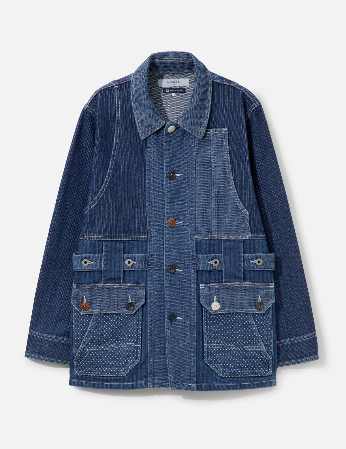 Fdmtl ファンダメンタル 【本物保証】 ジャケット ストリート系 メンズ Coverall Jacket 3YR Wash