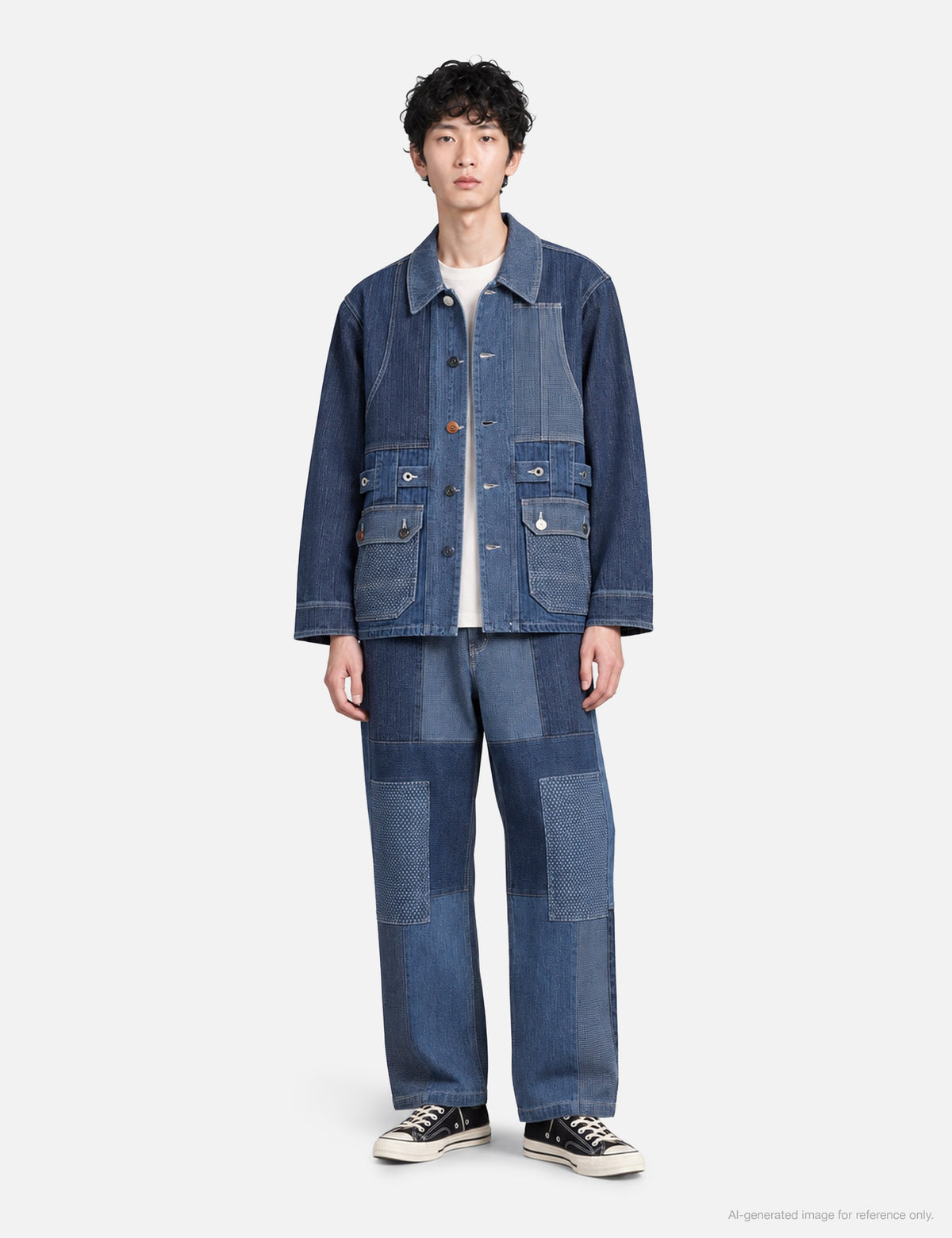 Fdmtl ファンダメンタル 【本物保証】 ジャケット ストリート系 メンズ Coverall Jacket 3YR Wash