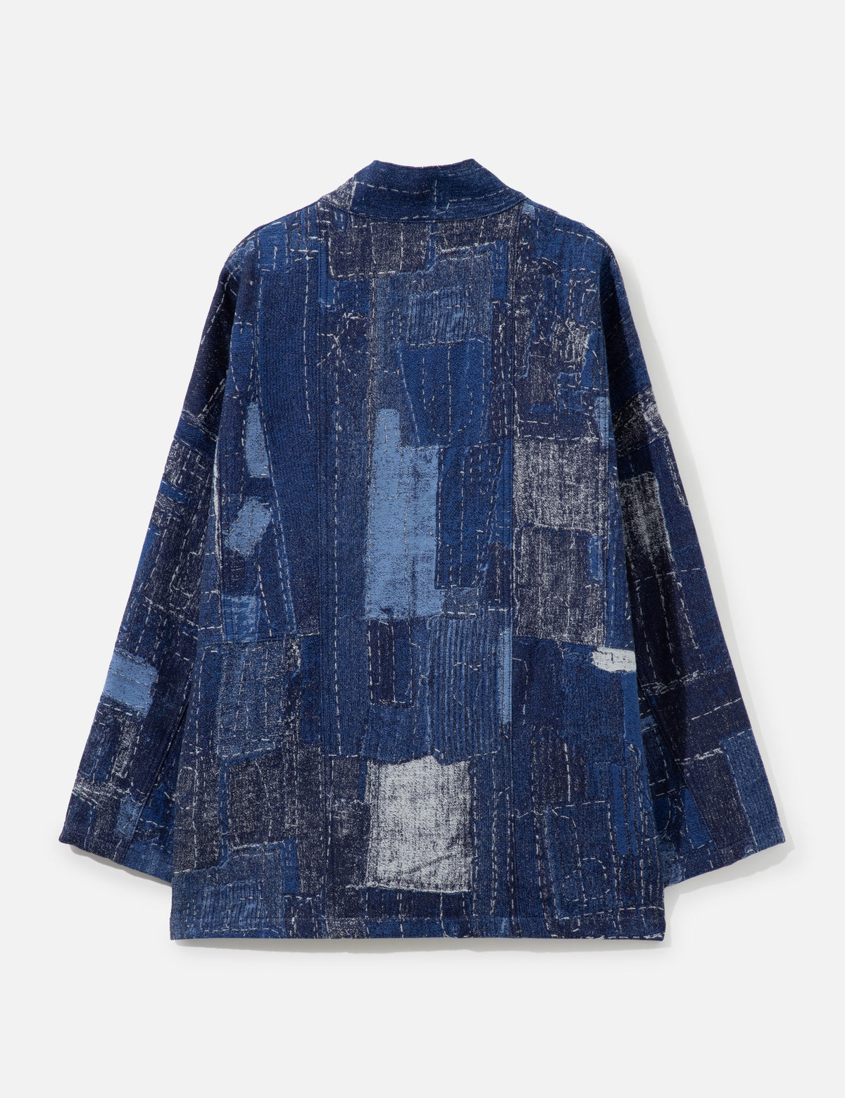 Fdmtl ファンダメンタル 【本物保証】 ジャケット ストリート系 メンズ Boro Jacquard Haori Jacket Rinse