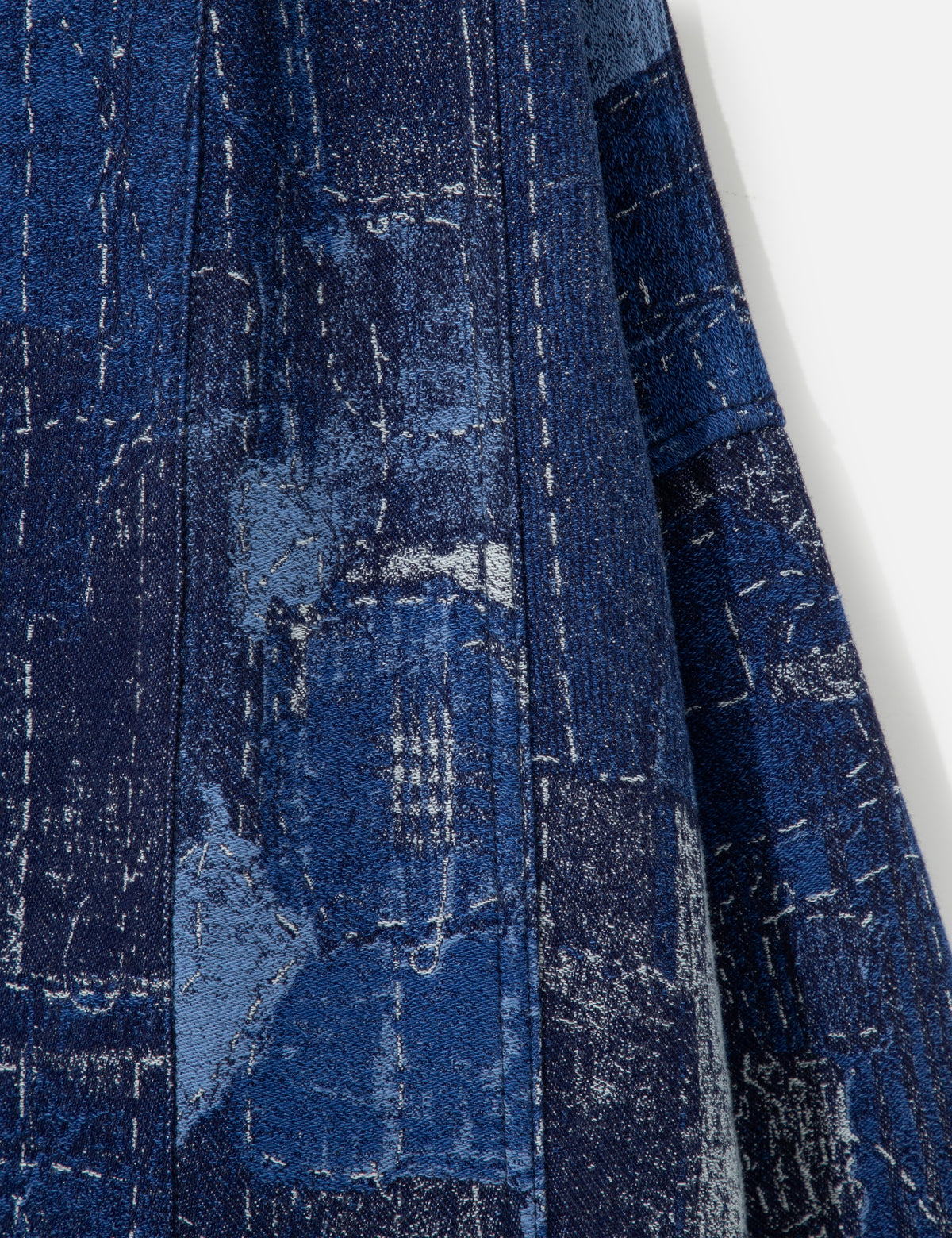 Fdmtl ファンダメンタル 【本物保証】 ジャケット ストリート系 メンズ Boro Jacquard Haori Jacket Rinse