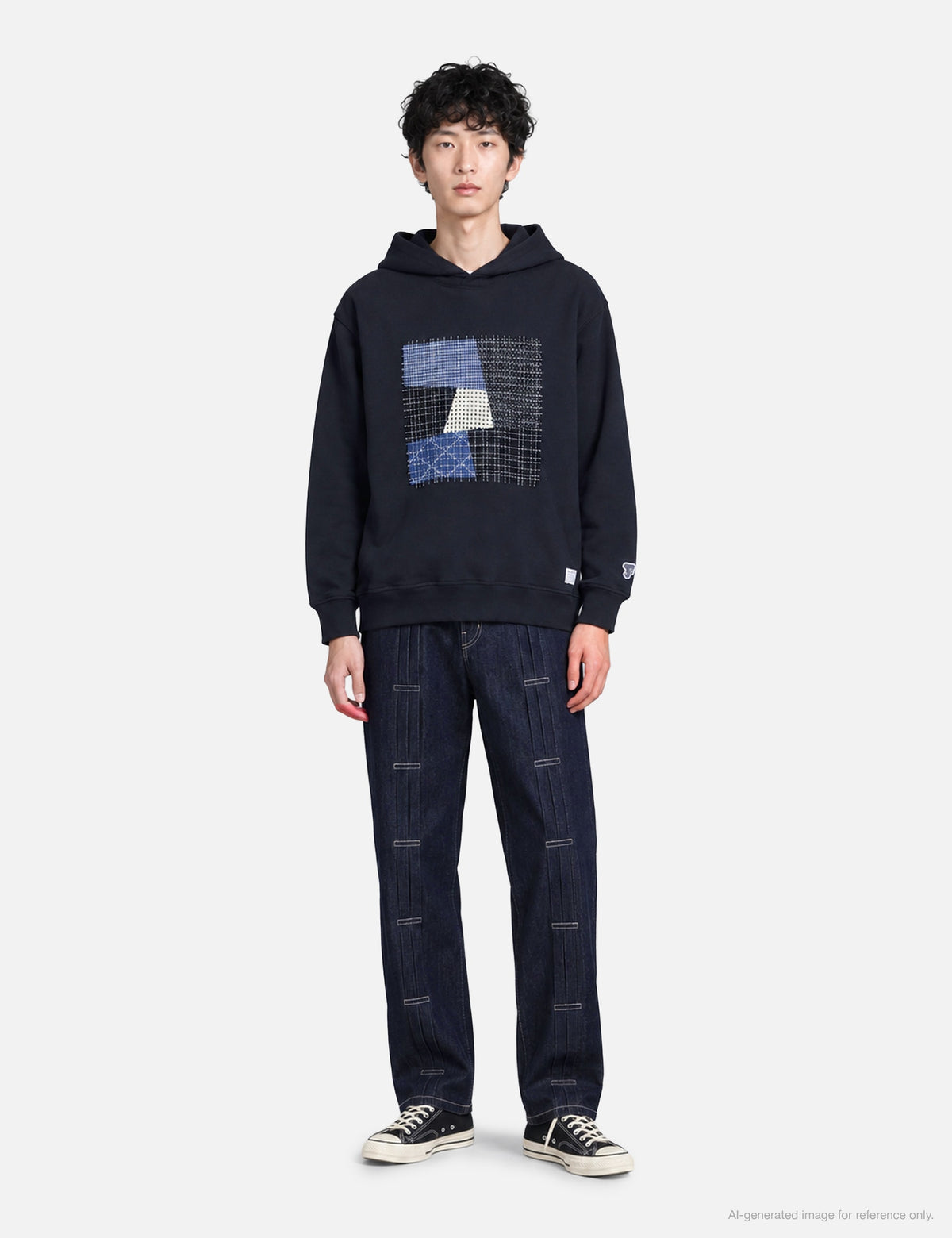 Fdmtl ファンダメンタル 【本物保証】 パーカー・スウェット ストリート系 メンズ Patchwork Sweat Parka
