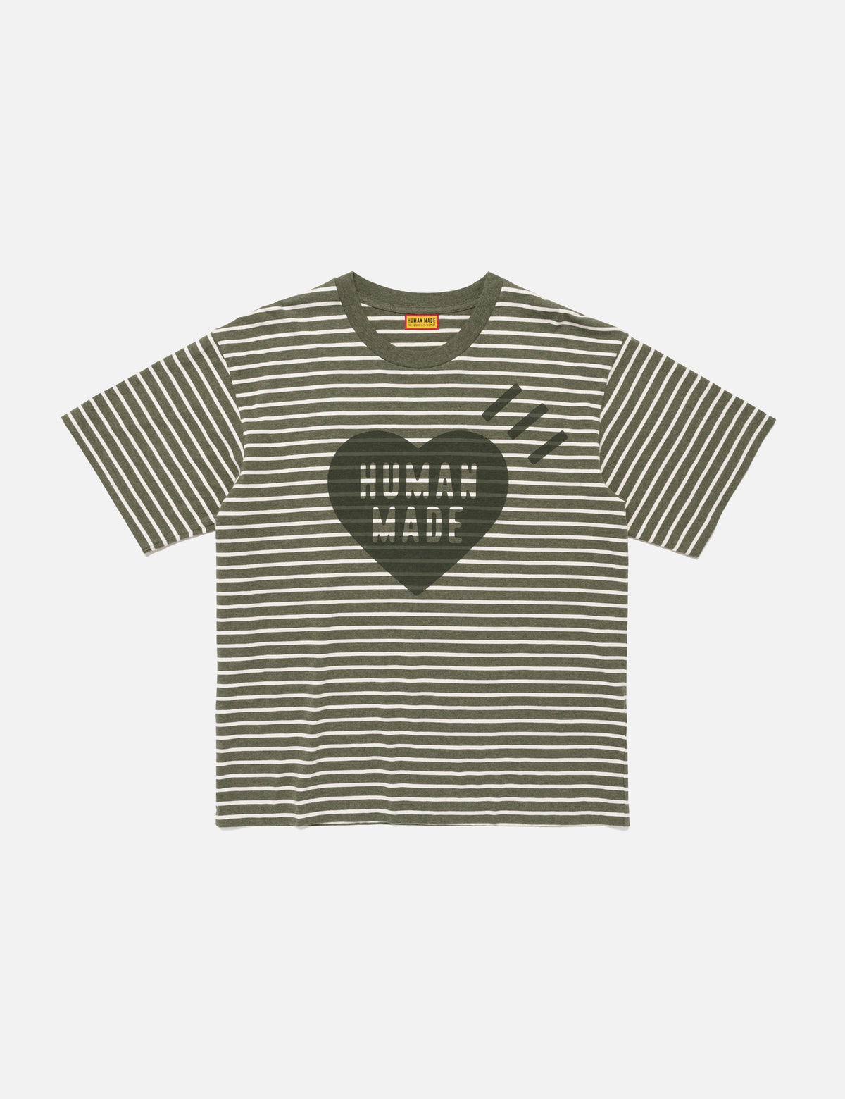 Human Made ヒューマンメイド 【本物保証】 Tシャツ ストリート系 ユニセックス Heart Striped T-Shirt