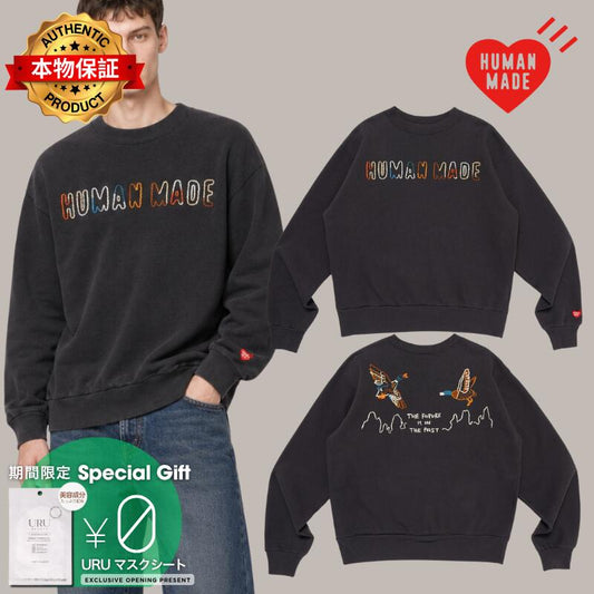 Human Made ヒューマンメイド 【本物保証】 スウェット ストリート系 ユニセックス Embroidered Sweatshirt