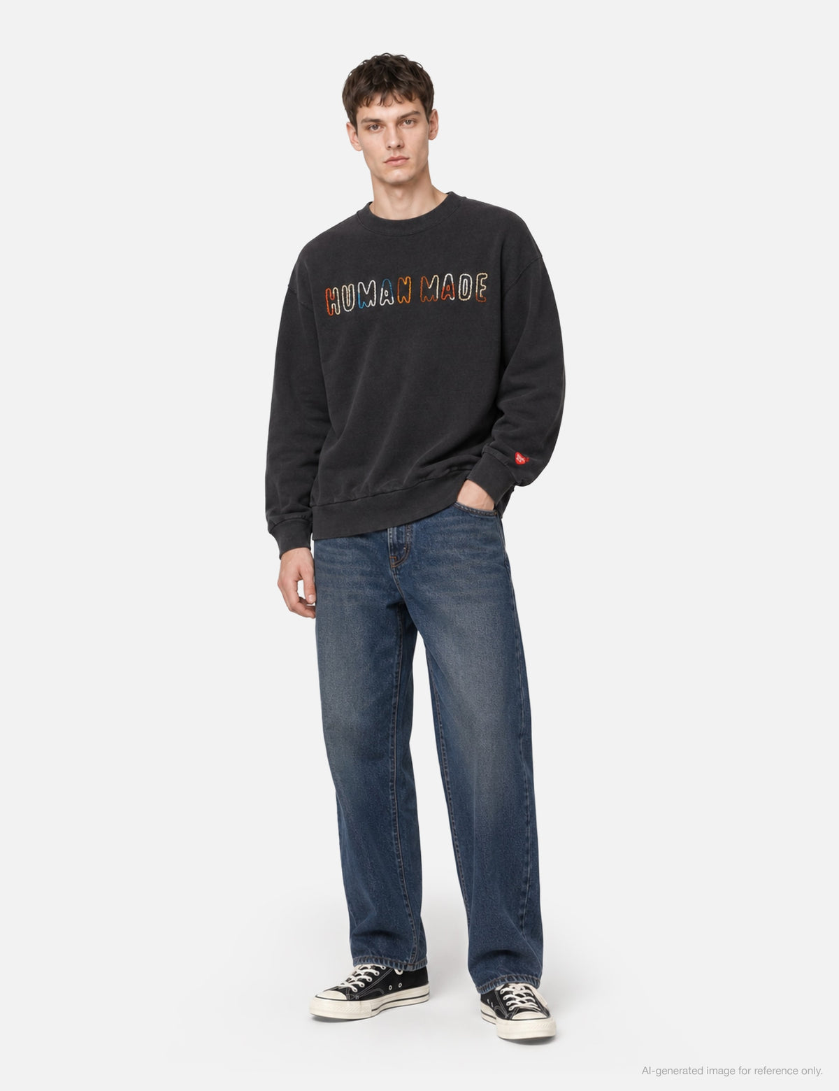Human Made ヒューマンメイド 【本物保証】 スウェット ストリート系 ユニセックス Embroidered Sweatshirt