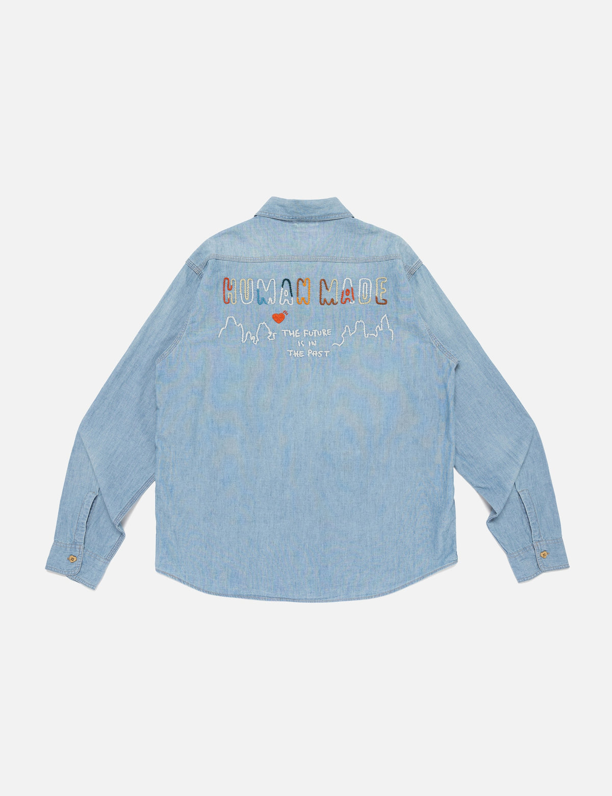 Human Made ヒューマンメイド 【本物保証】 シャツ ストリート系 ユニセックス Embroidered Chambray Shirt