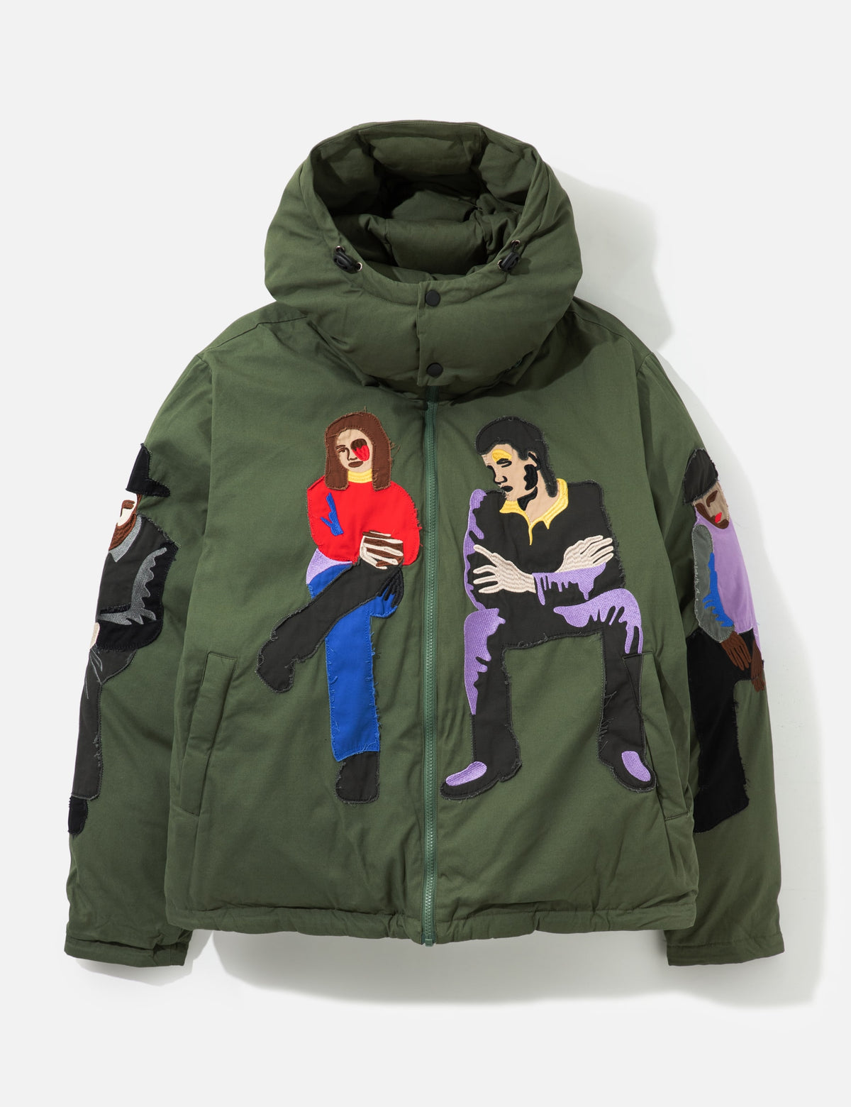 Kidsuper キッドスーパー 【本物保証】 ジャケット・アウター ストリート系 メンズ Subway Car Patchwork Puffer