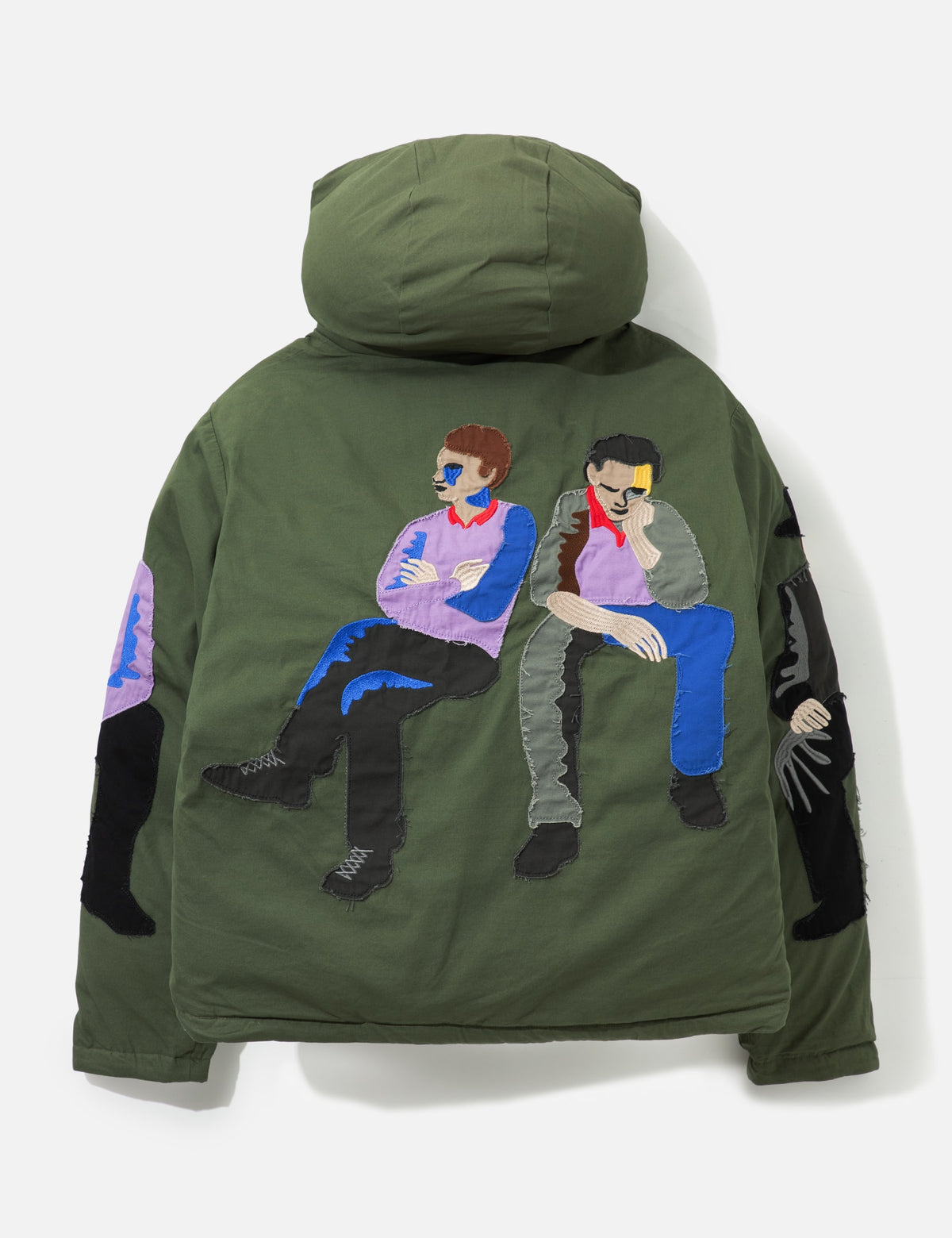 Kidsuper キッドスーパー 【本物保証】 ジャケット・アウター ストリート系 メンズ Subway Car Patchwork Puffer