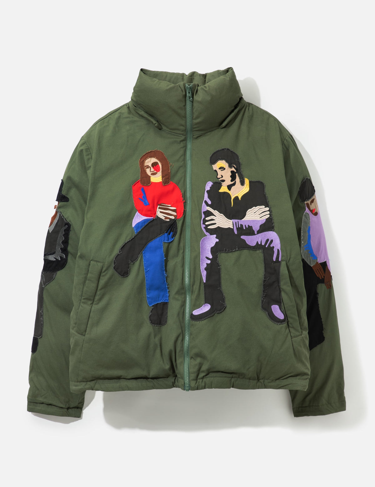 Kidsuper キッドスーパー 【本物保証】 ジャケット・アウター ストリート系 メンズ Subway Car Patchwork Puffer