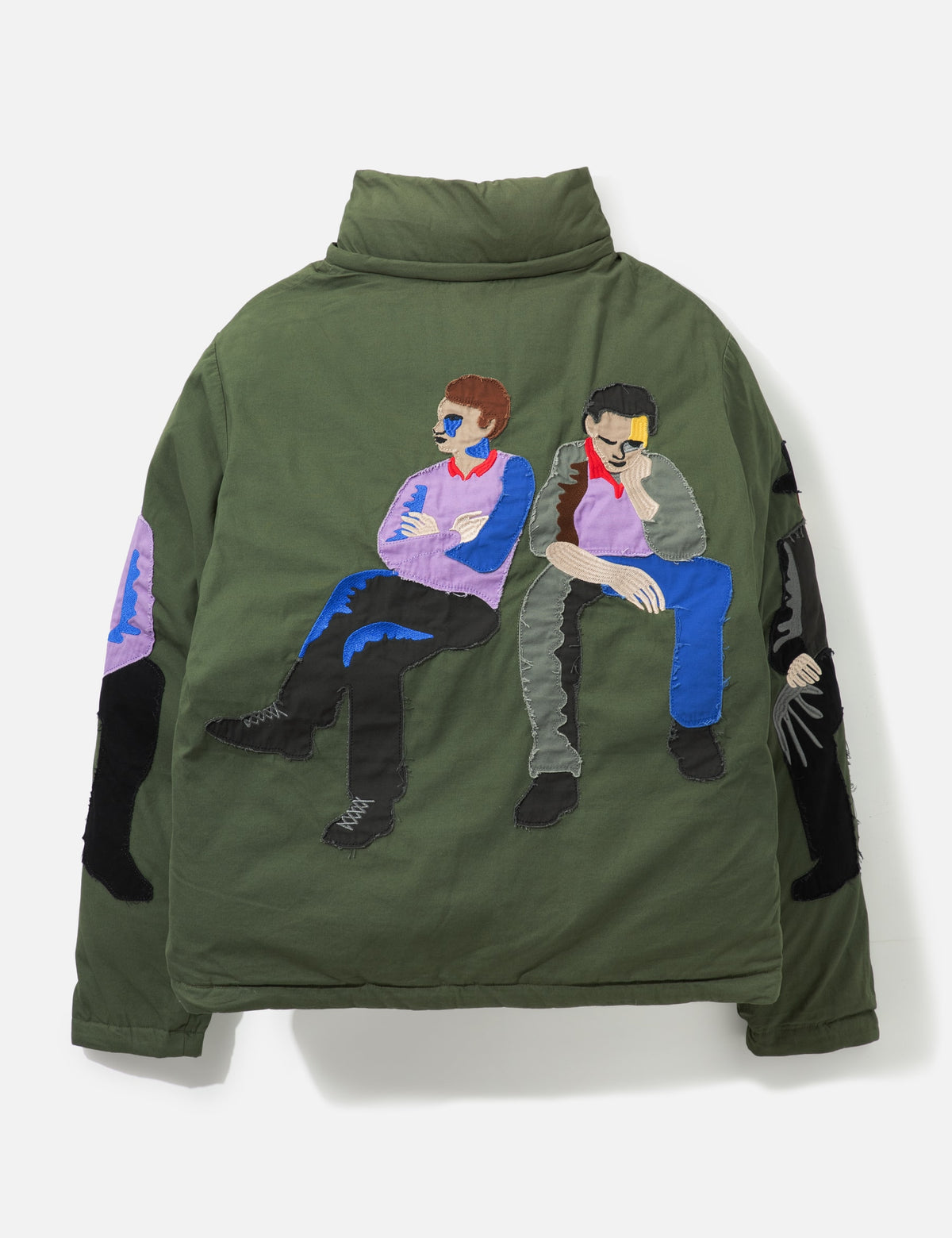 Kidsuper キッドスーパー 【本物保証】 ジャケット・アウター ストリート系 メンズ Subway Car Patchwork Puffer