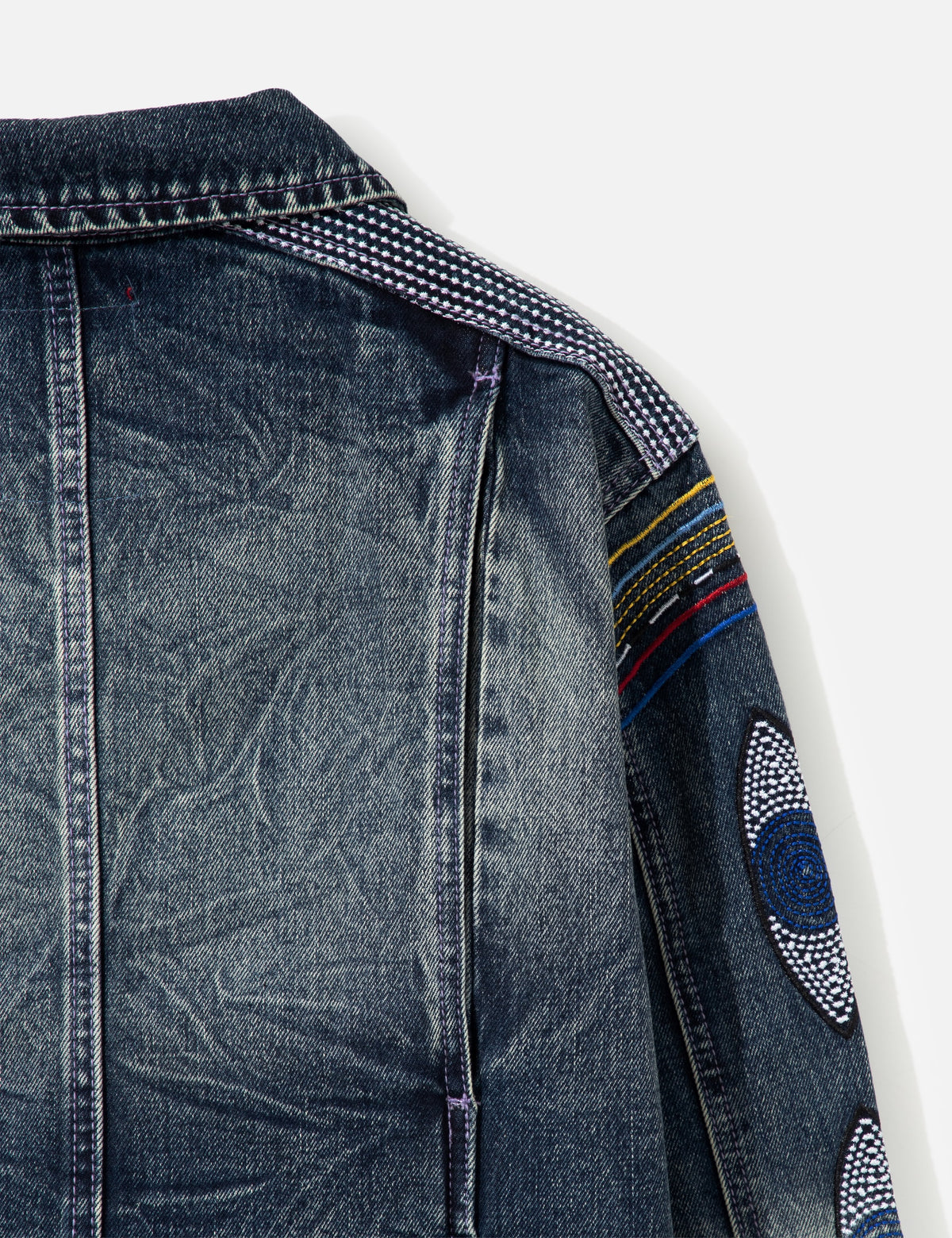 Kidsuper キッドスーパー 【本物保証】 ジャケット ストリート系 メンズ Gemstone Eye Embroidery Jean Jacket