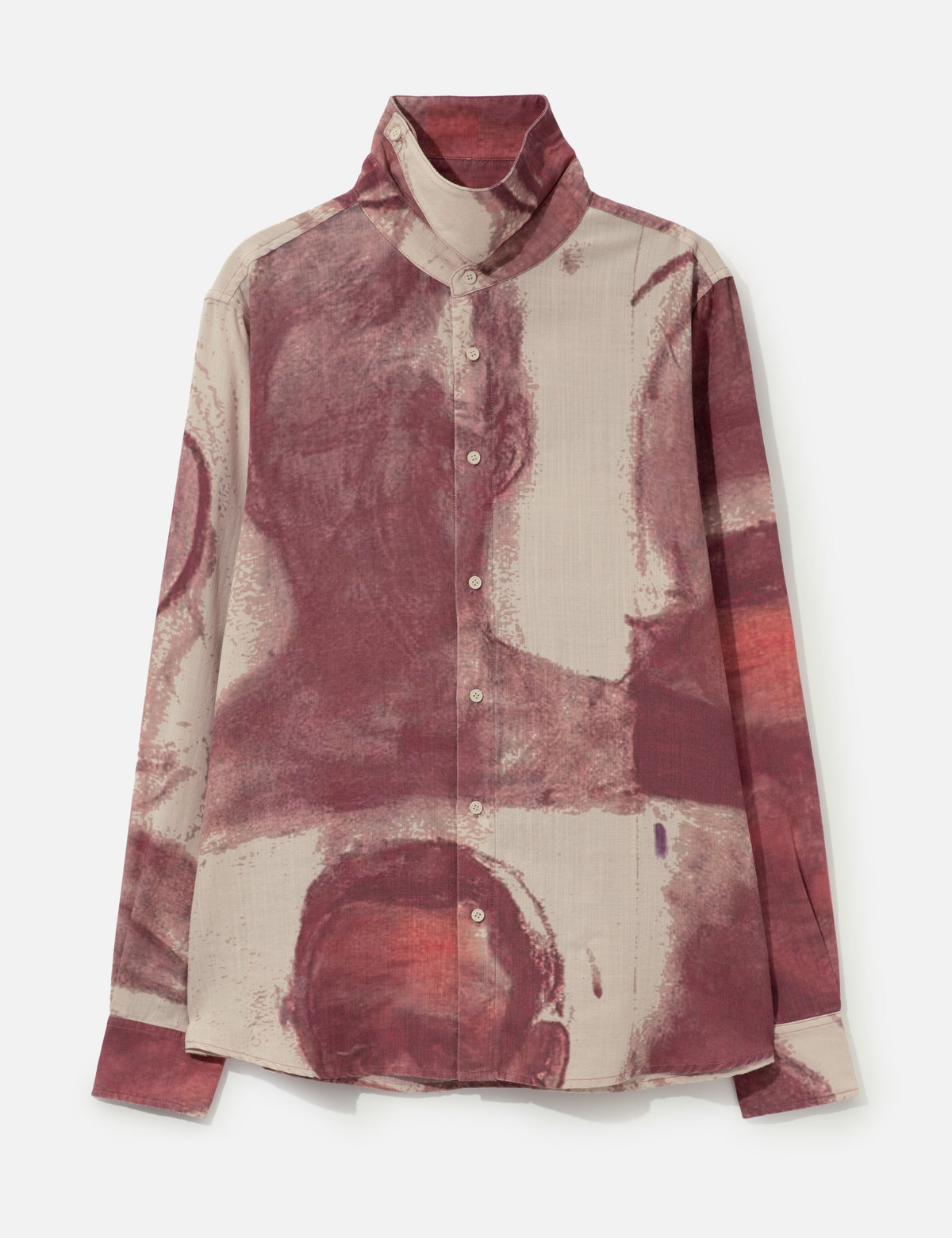 Kidsuper キッドスーパー 【本物保証】 シャツ ストリート系 メンズ Face Sketches Storm Flap Button Up Shirt