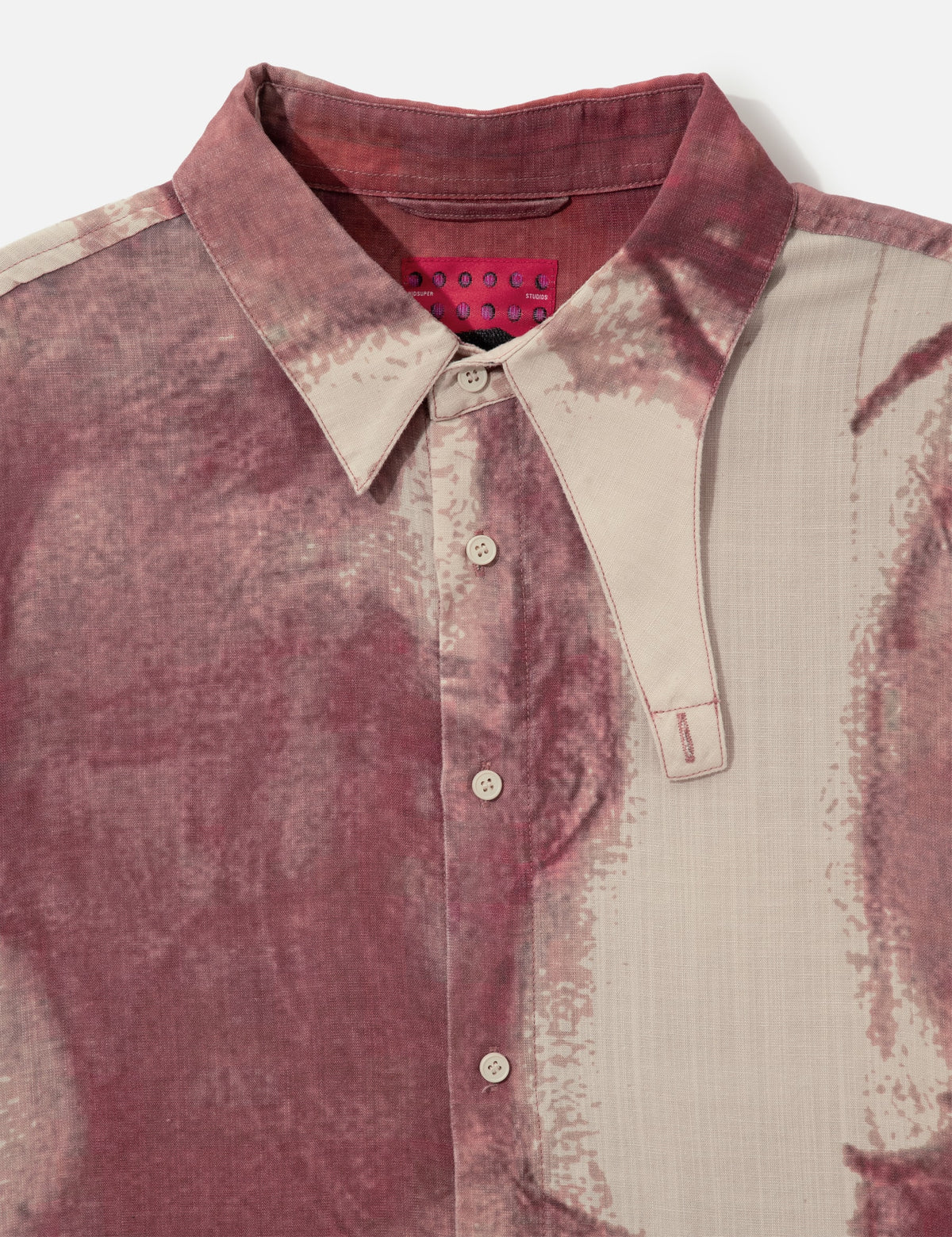 Kidsuper キッドスーパー 【本物保証】 シャツ ストリート系 メンズ Face Sketches Storm Flap Button Up Shirt