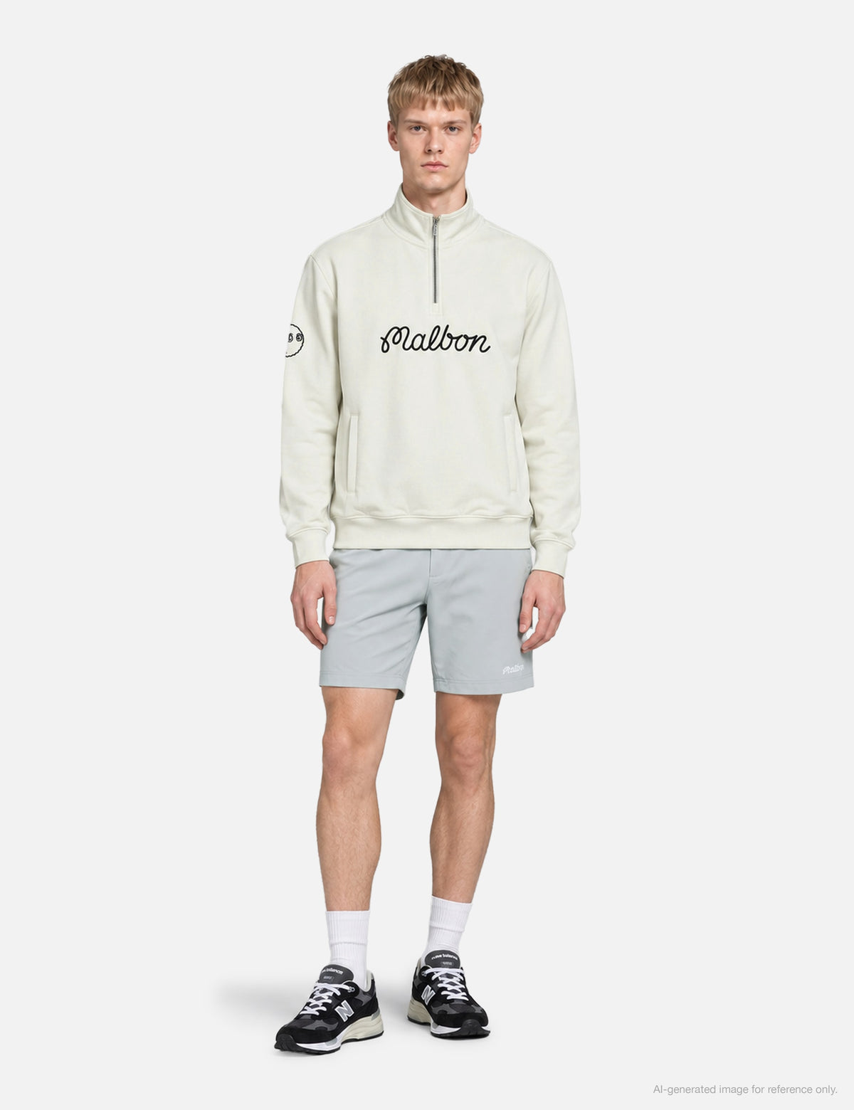 Malbon Golf マルボン・ゴルフ 【本物保証】 スウェット  ストリート系 メンズ Collegiate Sweatshirt