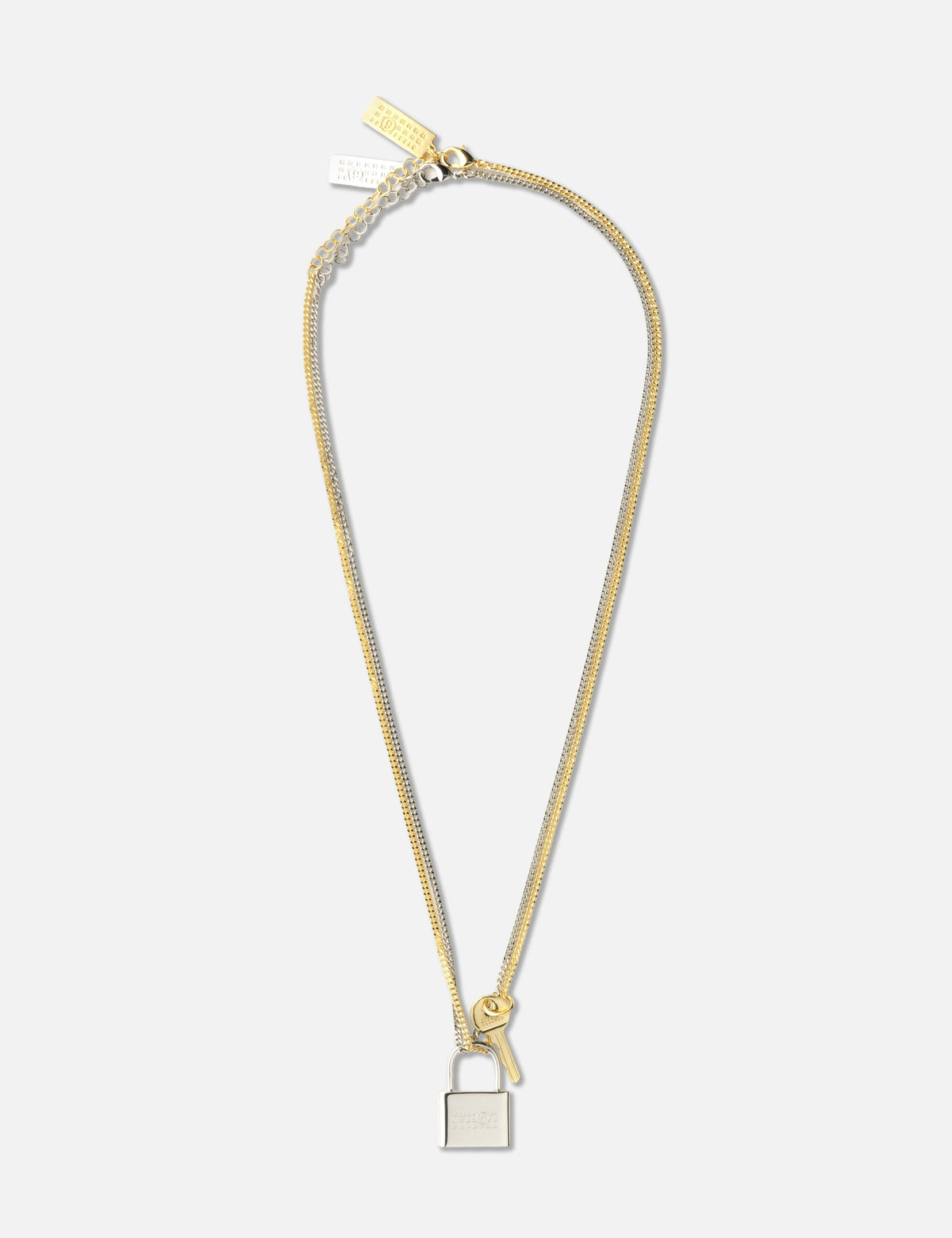 Mm6 Maison Margiela エムエムシックス　メゾン・マルジェラ 【本物保証】 ネックレス ストリート系 ユニセックス Lock & Key Necklace