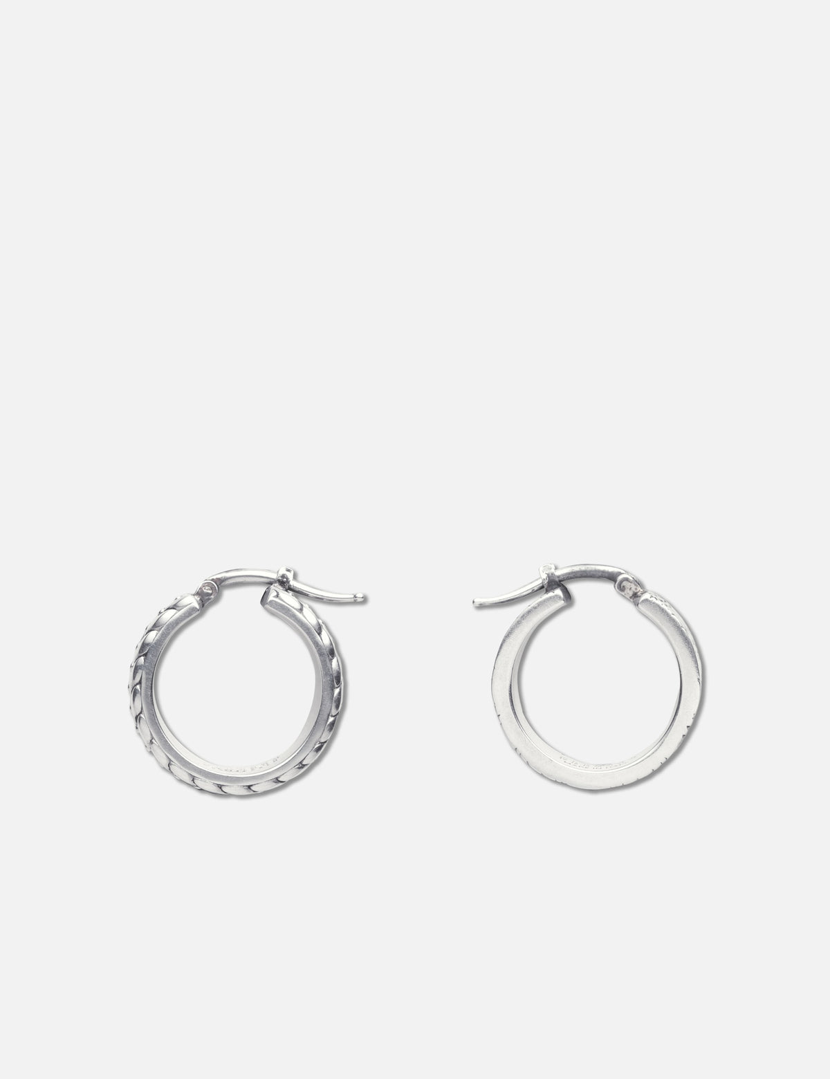 Mm6 Maison Margiela エムエムシックス　メゾン・マルジェラ 【本物保証】 ピアス ストリート系 ユニセックス Burnished Palladium Earrings