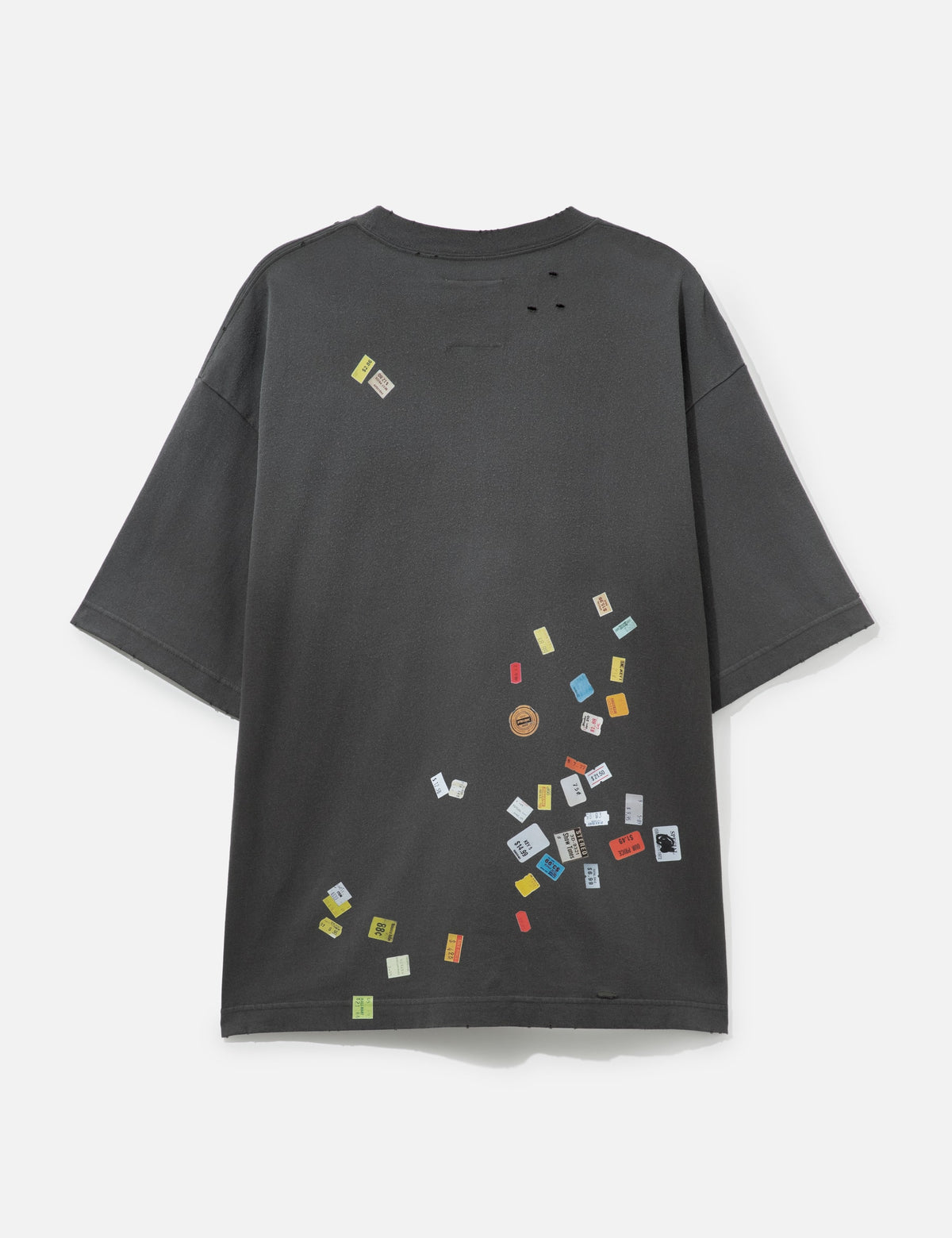 Maison Mihara Yasuhiro メゾン ミハラヤスヒロ 【本物保証】 Tシャツ ストリート系 メンズ Price Tag Sticker Printed T-Shirt