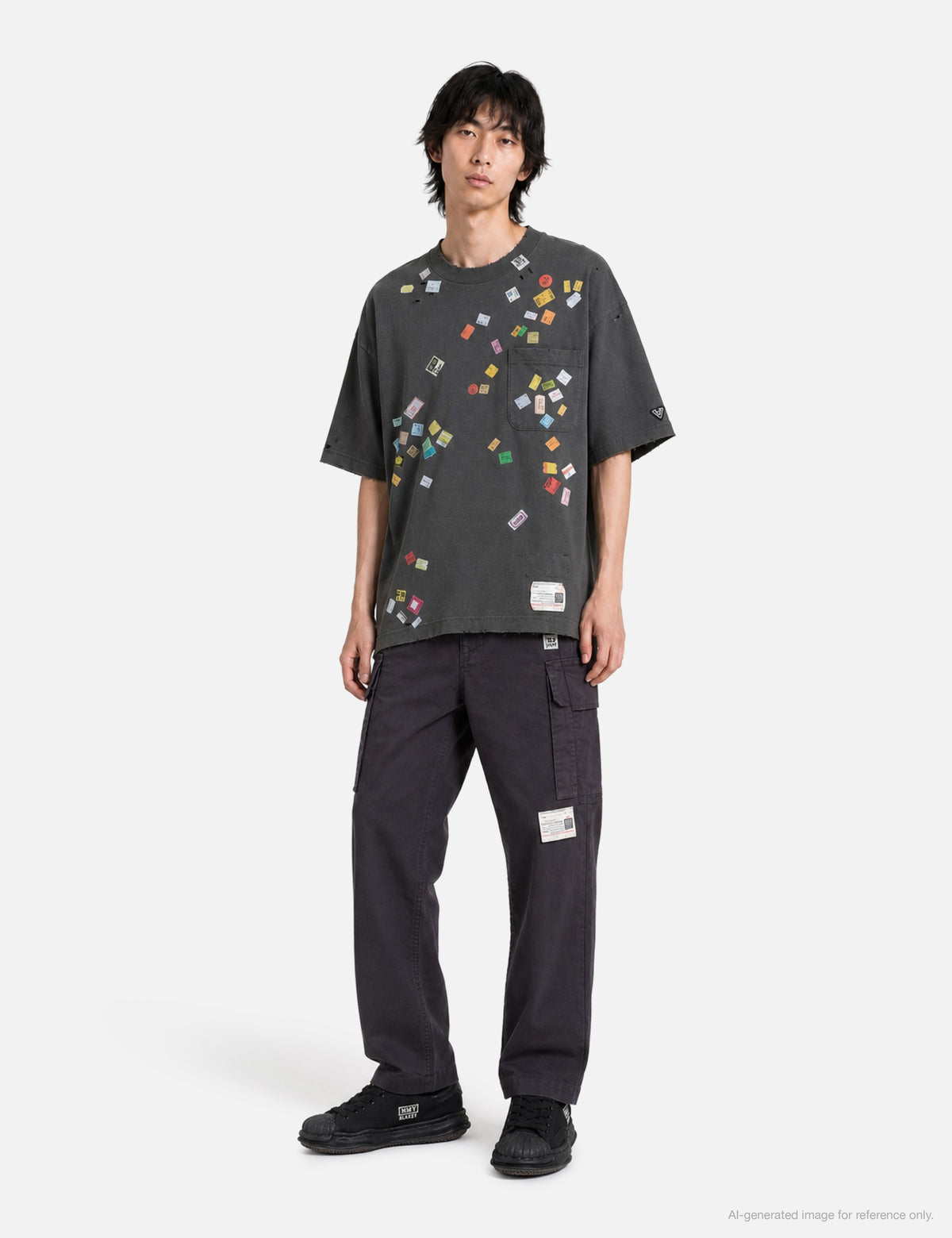 Maison Mihara Yasuhiro メゾン ミハラヤスヒロ 【本物保証】 カーゴパンツ ストリート系 メンズ Folded Cargo Pants