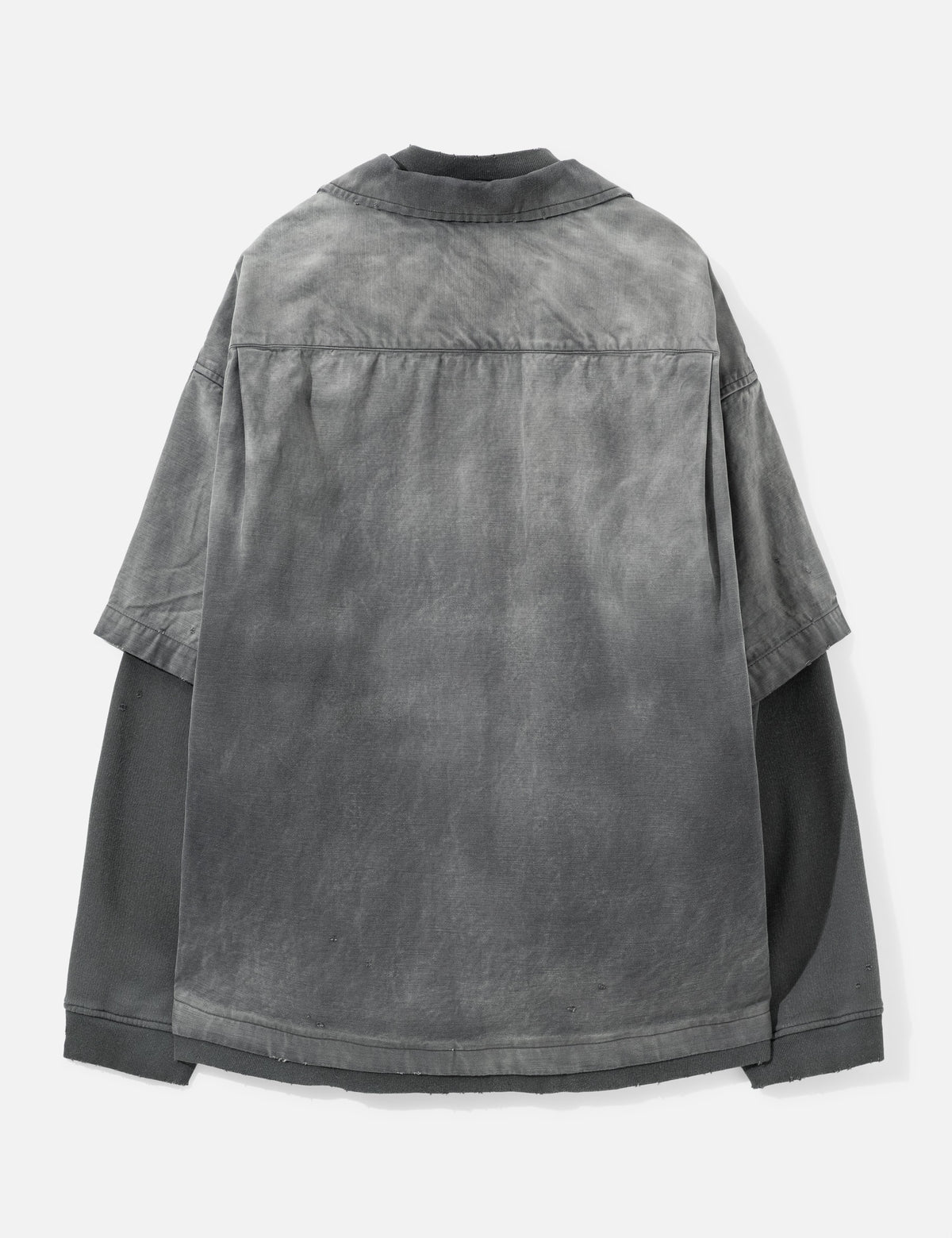 Maison Mihara Yasuhiro メゾン ミハラヤスヒロ 【本物保証】 シャツ ストリート系 メンズ Sweat Layered Work Shirt