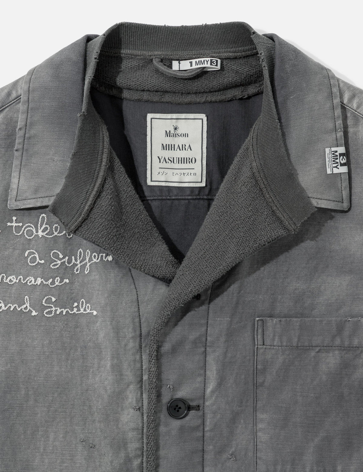 Maison Mihara Yasuhiro メゾン ミハラヤスヒロ 【本物保証】 シャツ ストリート系 メンズ Sweat Layered Work Shirt
