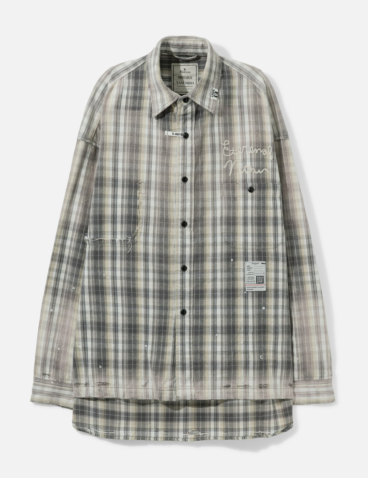 Maison Mihara Yasuhiro メゾン ミハラヤスヒロ 【本物保証】 シャツ ストリート系 メンズ Vintage Like Check Shirt