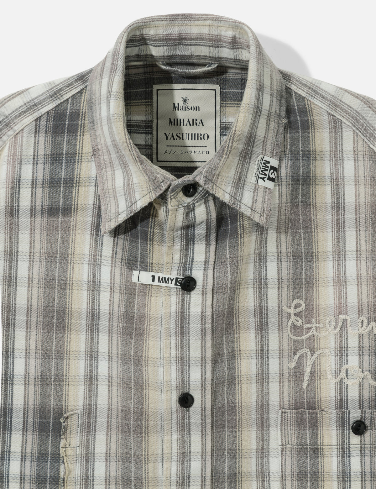 Maison Mihara Yasuhiro メゾン ミハラヤスヒロ 【本物保証】 シャツ ストリート系 メンズ Vintage Like Check Shirt