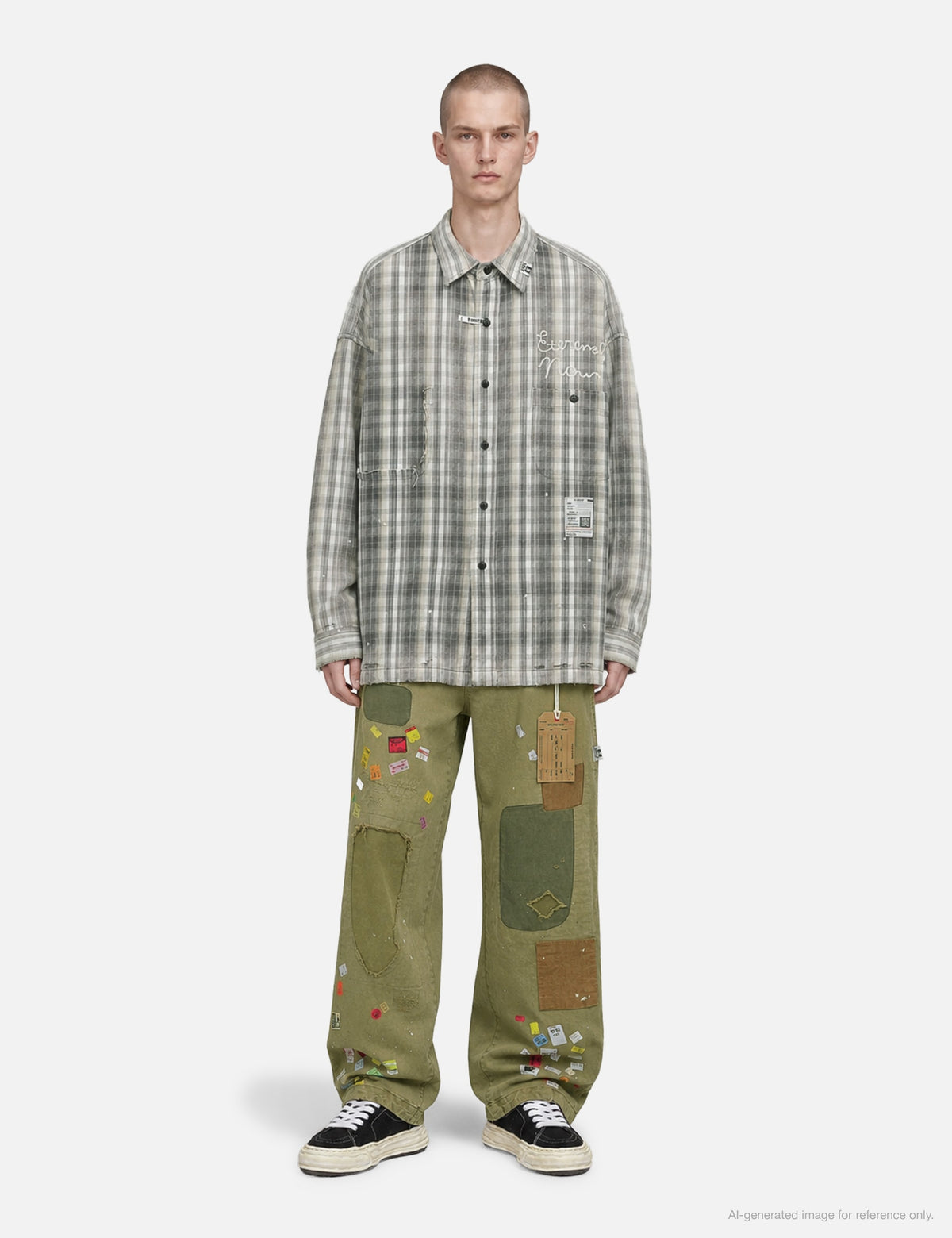 Maison Mihara Yasuhiro メゾン ミハラヤスヒロ 【本物保証】 シャツ ストリート系 メンズ Vintage Like Check Shirt