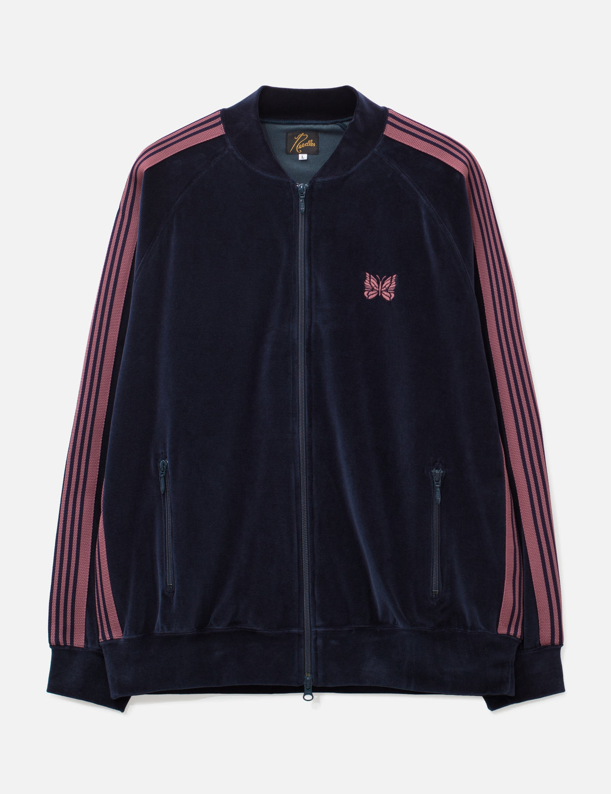 Needles ニードルス 【本物保証】 トラックジャケット ストリート系 メンズ Rib Collar Track Jacket - C/PE Velour